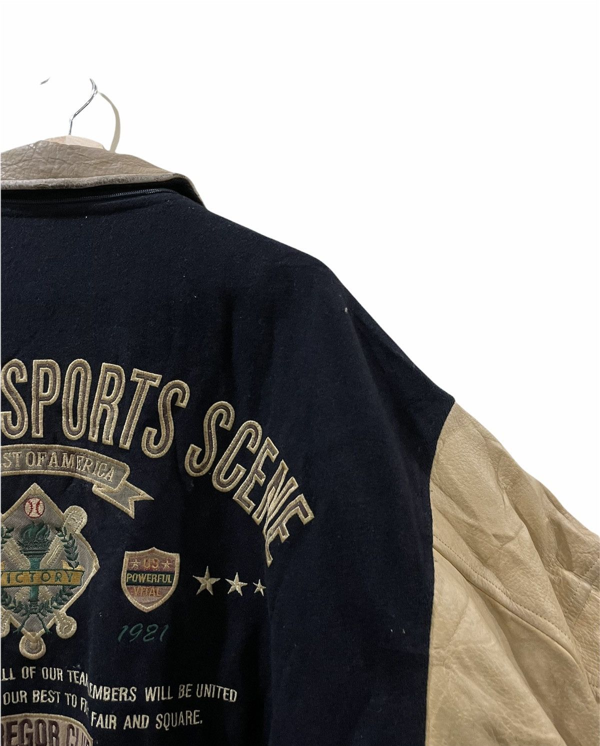 McGregor 🔥VERYRARE🔥Vintage Mcgregor Wool Leather Varsity Jacket Size US XXL / EU 58 / 5 - 3 Thumbnail