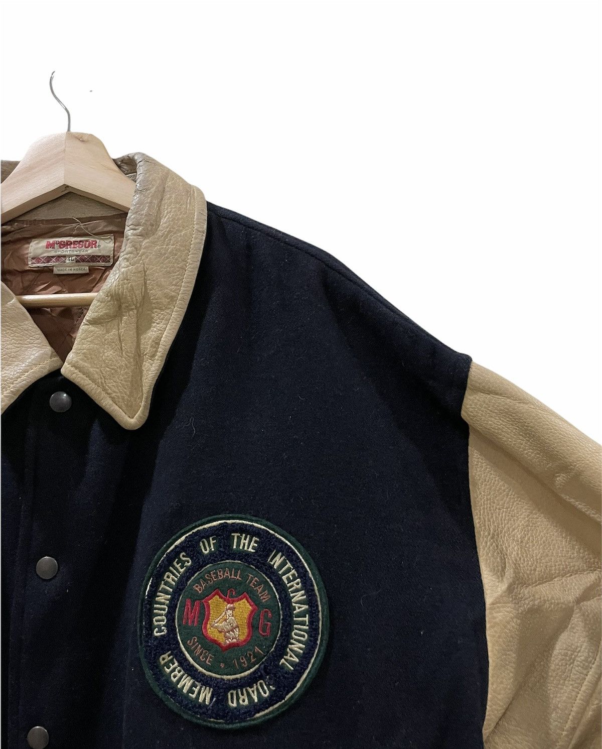 McGregor 🔥VERYRARE🔥Vintage Mcgregor Wool Leather Varsity Jacket Size US XXL / EU 58 / 5 - 13 Thumbnail