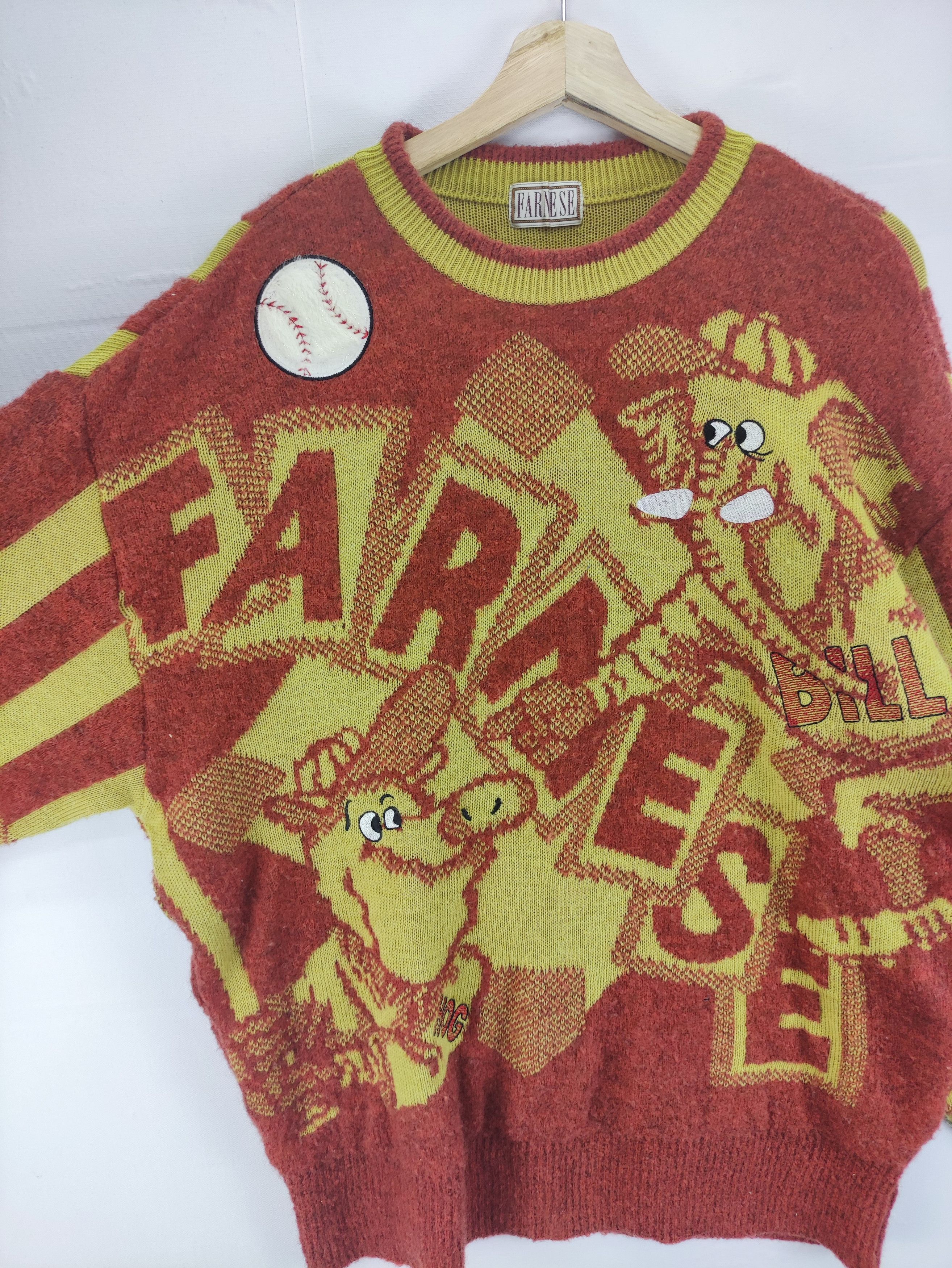 Aran Isles Knitwear Vintage knit Wool Sweater Jumper By Farnese Size US XL / EU 56 / 4 - 2 Thumbnail