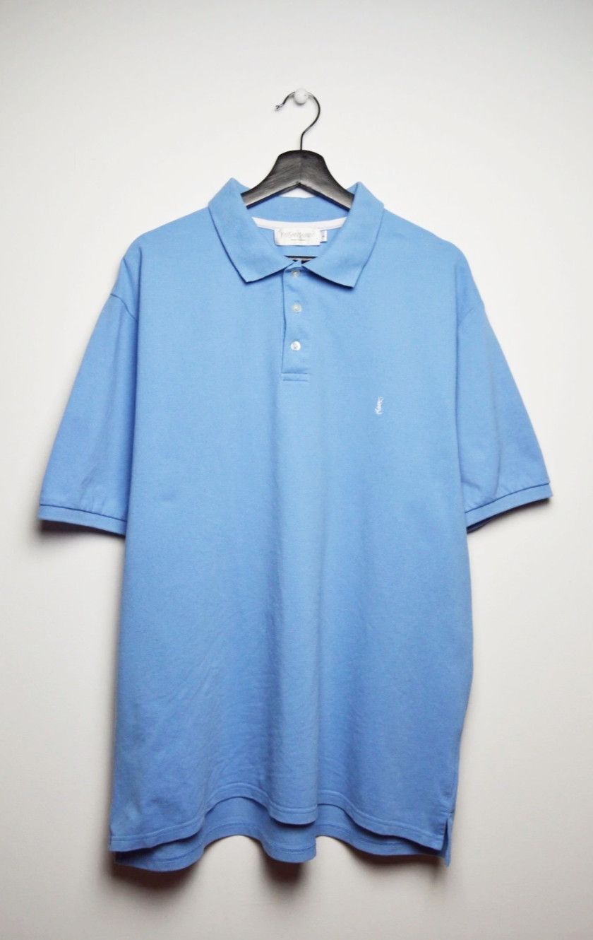 Vintage ysl vintage polo colar shirt | Grailed