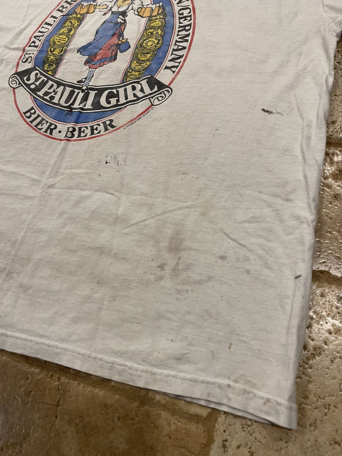Vintage St Pauls Grill / Beer Vintage White Short Sleeve Tee Size US XL / EU 56 / 4 - 6 Thumbnail