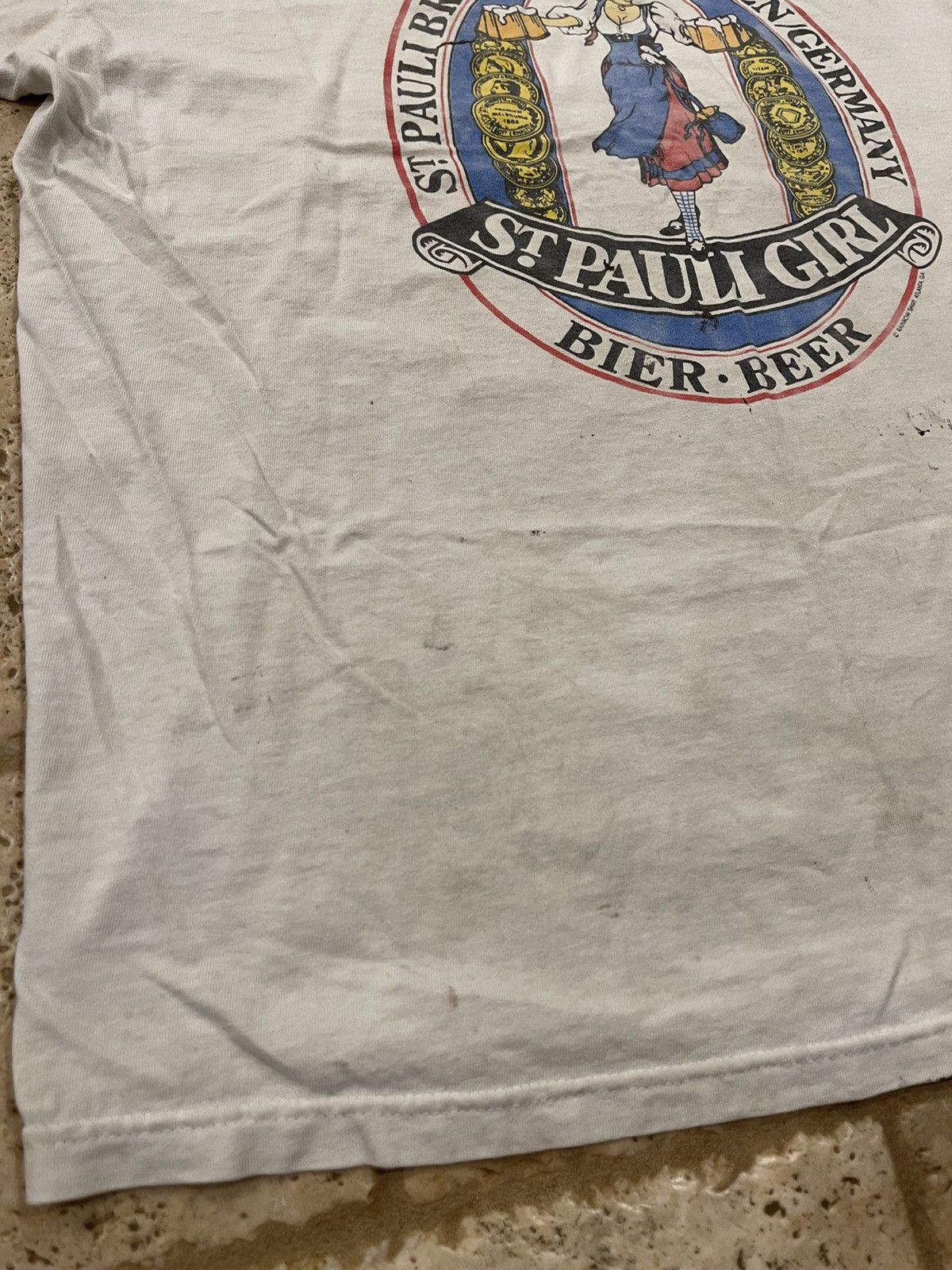 Vintage St Pauls Grill / Beer Vintage White Short Sleeve Tee Size US XL / EU 56 / 4 - 7 Thumbnail