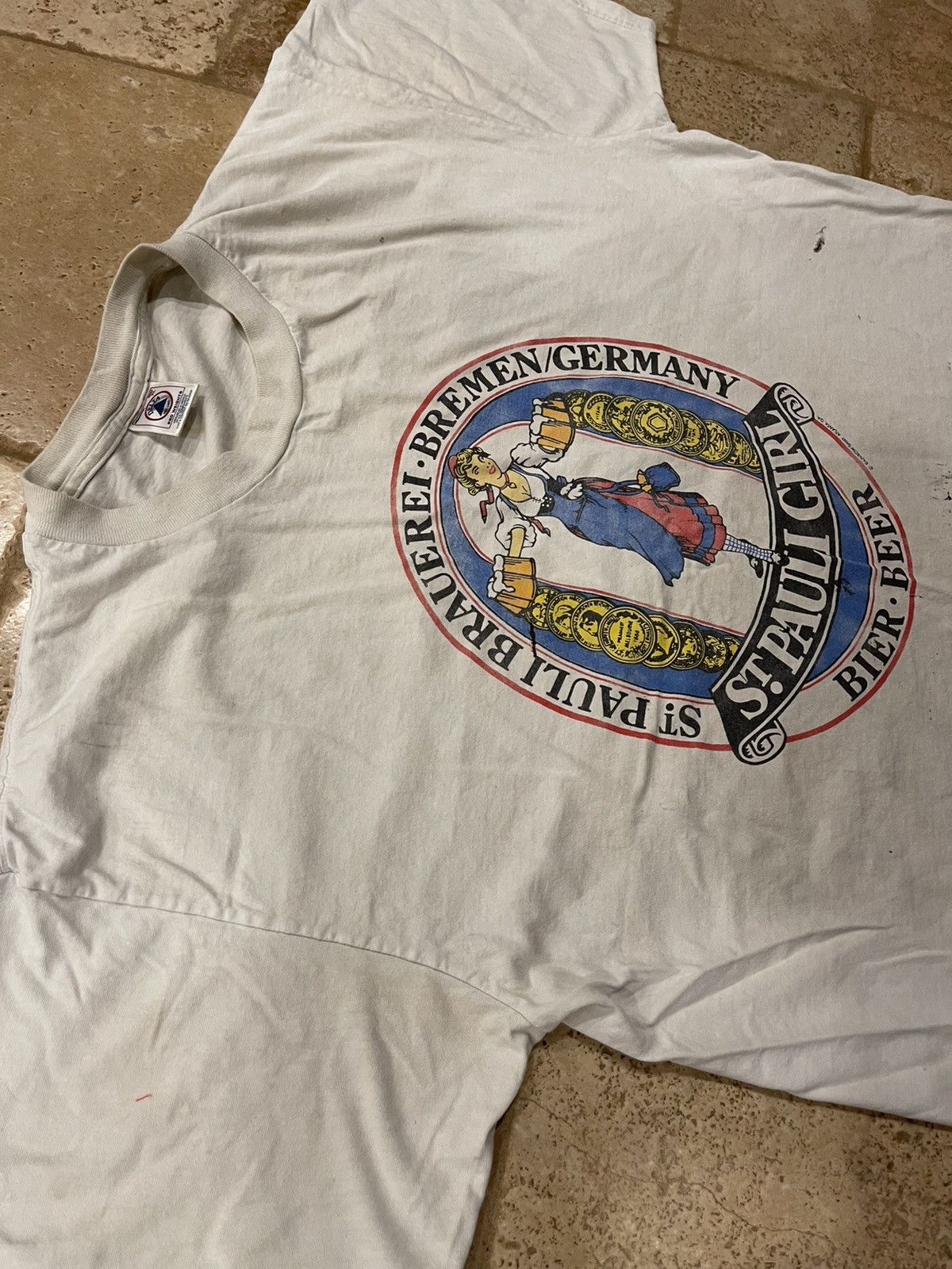 Vintage St Pauls Grill / Beer Vintage White Short Sleeve Tee Size US XL / EU 56 / 4 - 8 Thumbnail