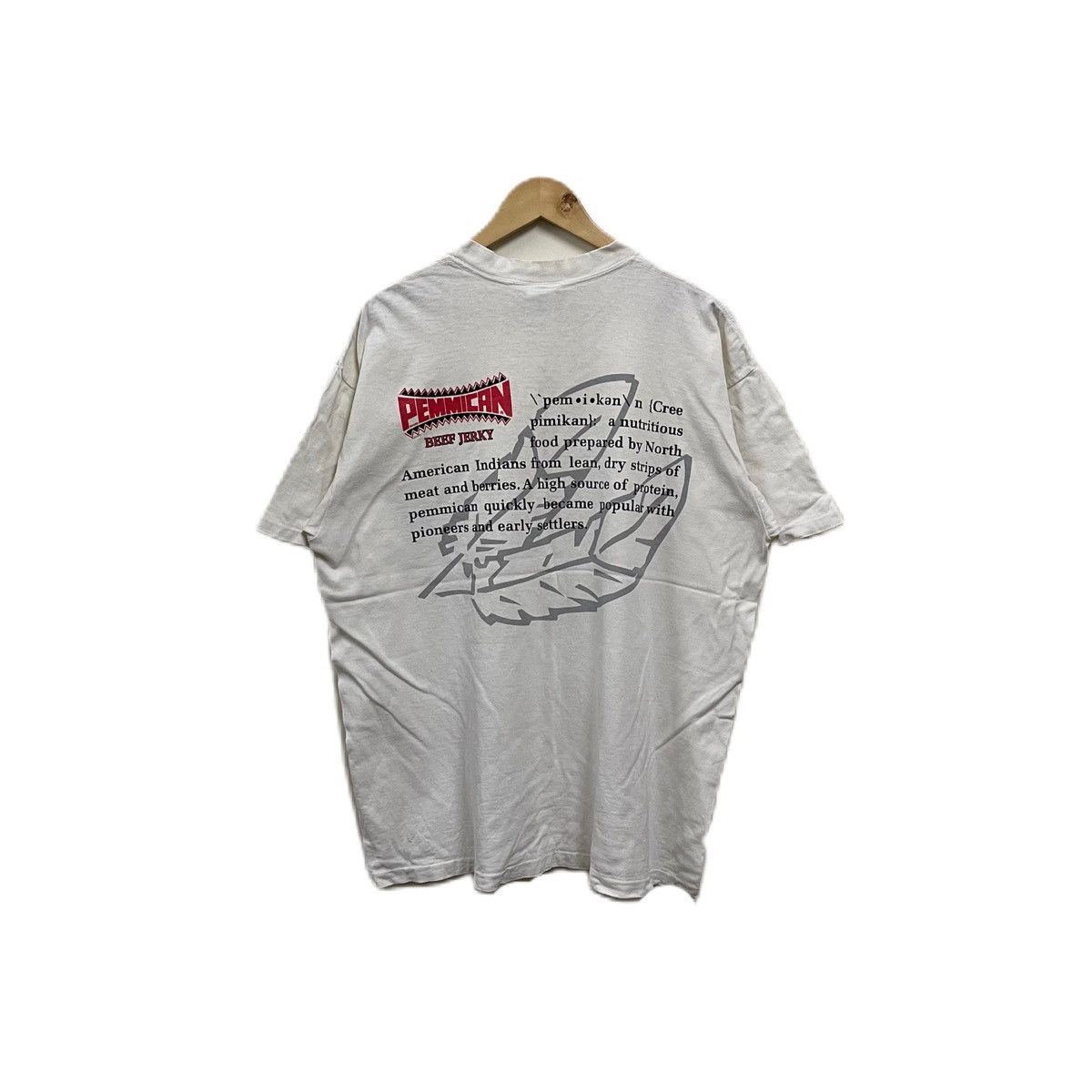 Delta Vintage 90s pemmican brand tshirt american native Size US XL / EU 56 / 4 - 2 Thumbnail
