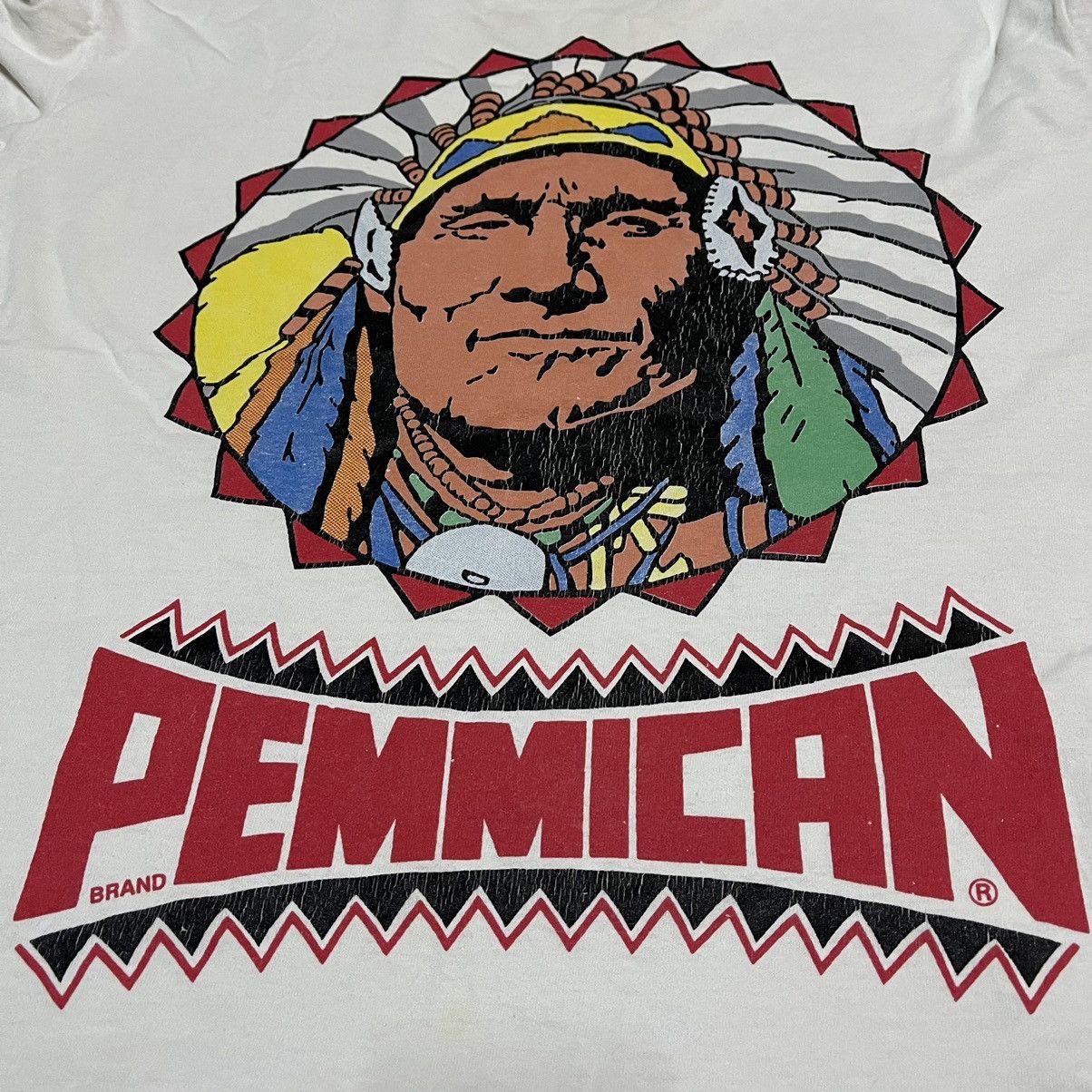 Delta Vintage 90s pemmican brand tshirt american native Size US XL / EU 56 / 4 - 3 Thumbnail