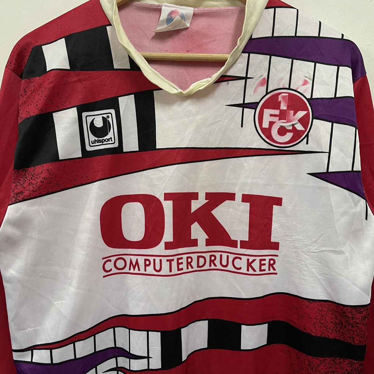 Vintage Vintage 90s FC Kaiserslautern home kit jersey Size US M / EU 48-50 / 2 - 3 Thumbnail