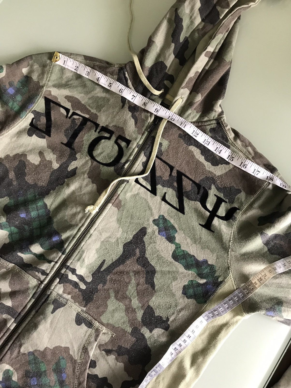 Stussy Rare❗️Vintage Stussy Camo Sweater Hoodie Inspired Bape Size US M / EU 48-50 / 2 - 20 Thumbnail