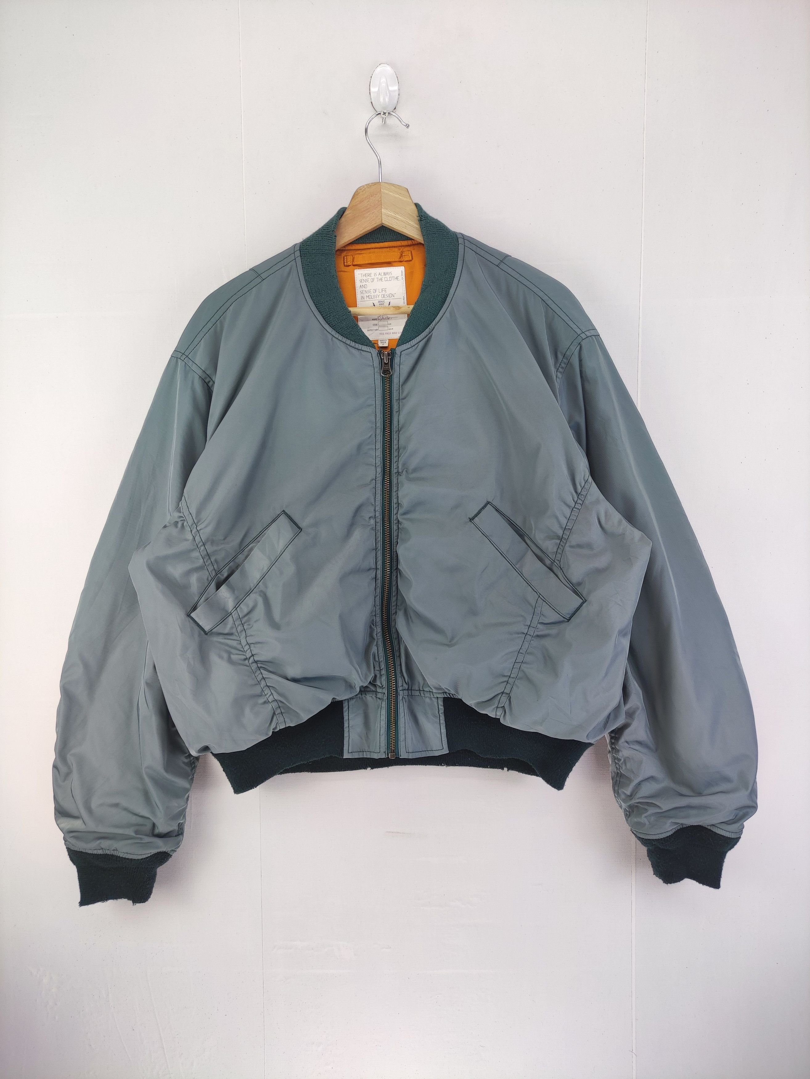 MOUSSY Vintage Moussy Bomber Jacket Zipper Size US XL / EU 56 / 4 - 1 Thumbnail