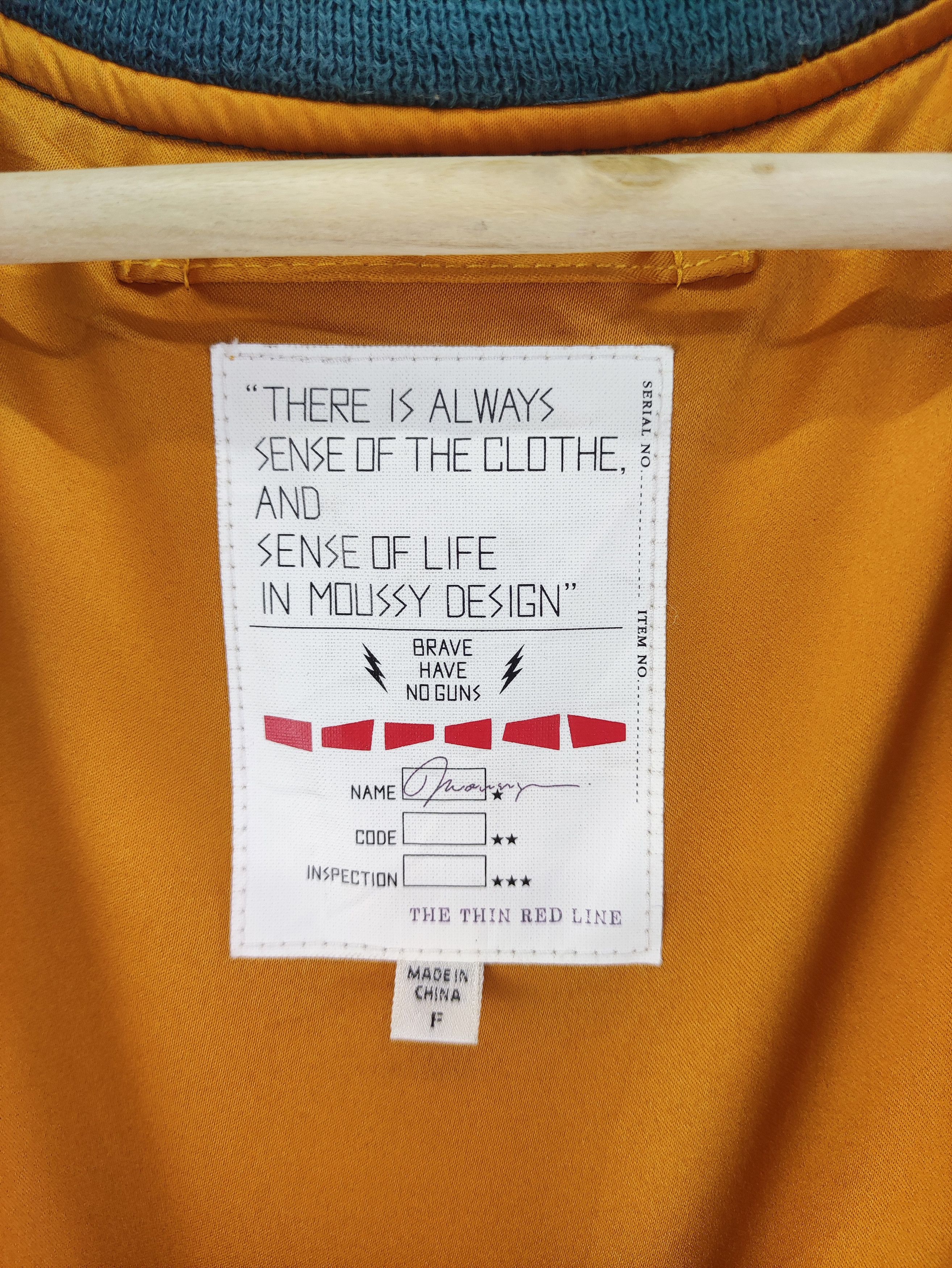 MOUSSY Vintage Moussy Bomber Jacket Zipper Size US XL / EU 56 / 4 - 11 Thumbnail