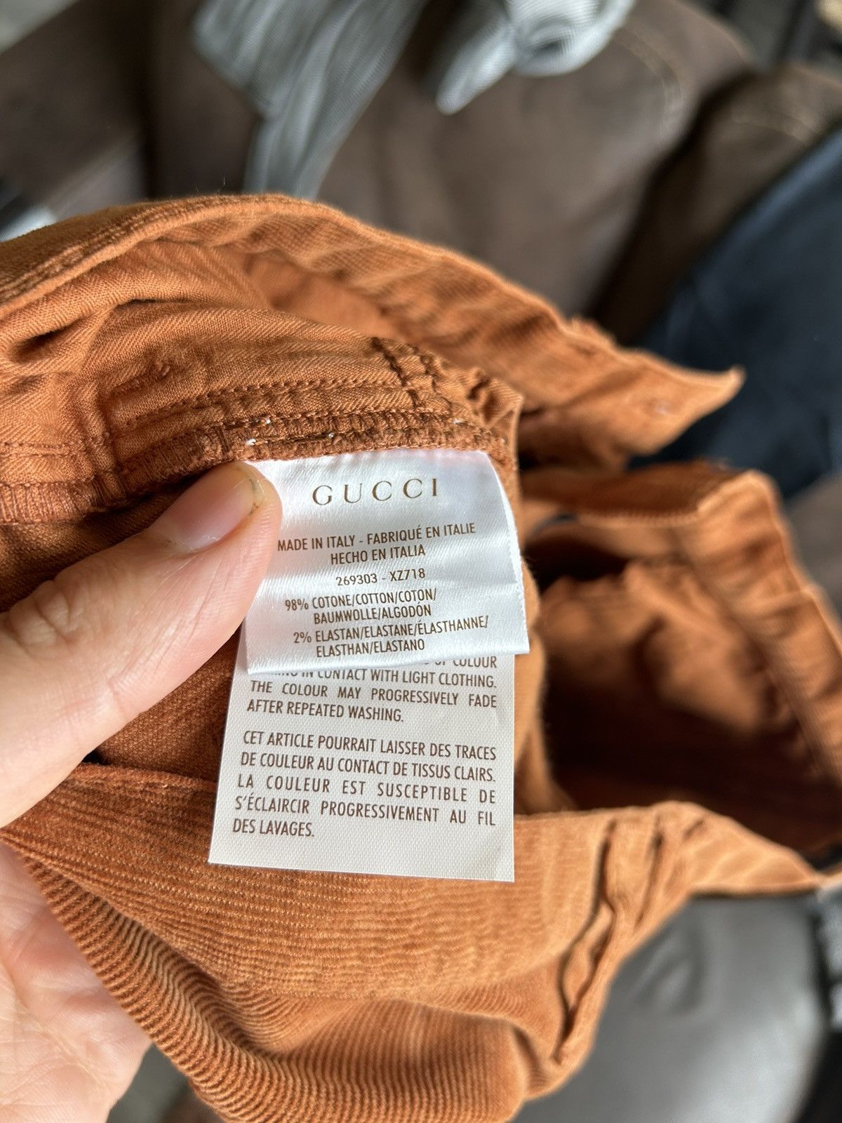 Gucci Corduroy Pants Size US 30 / EU 46 - 18 Thumbnail