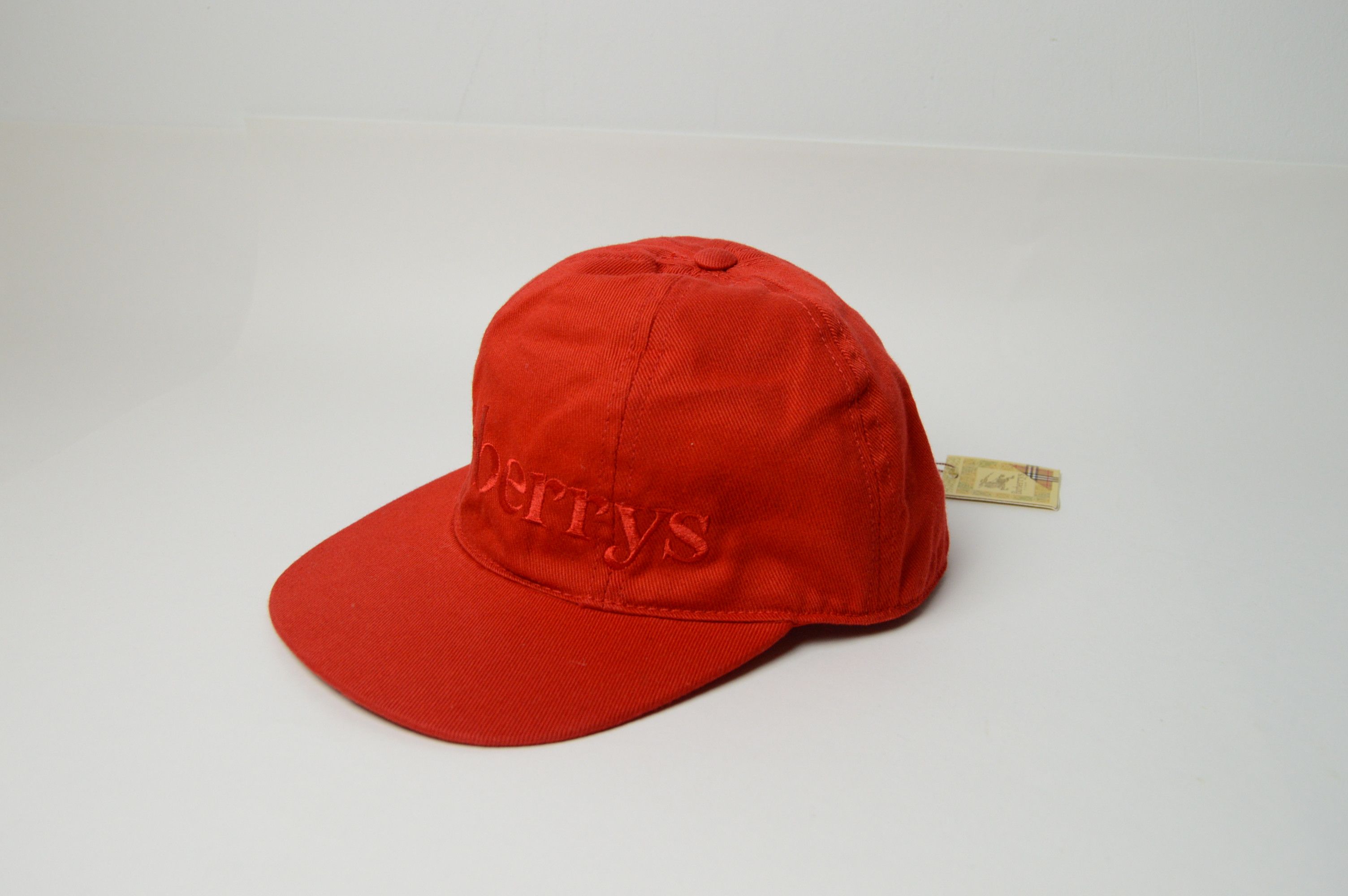 Burberry burberry cap rare vintage spell out embroidery 6panel Size ONE SIZE - 2 Thumbnail