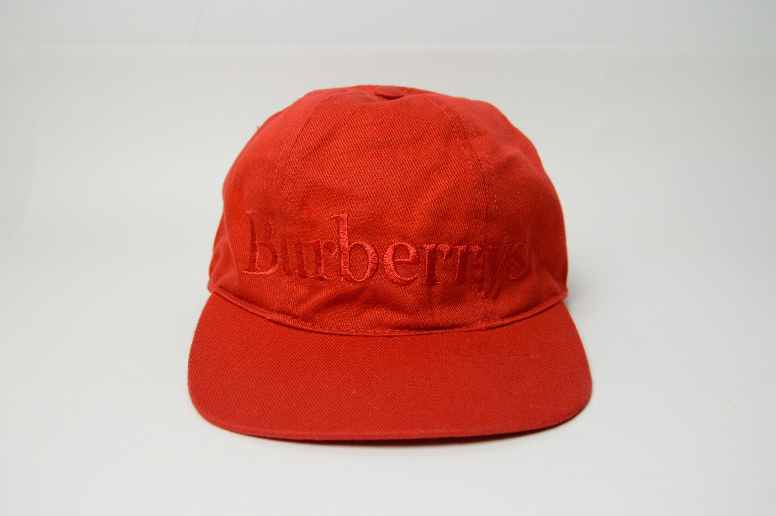 burberry cap rare vintage spell out embroidery 6panel