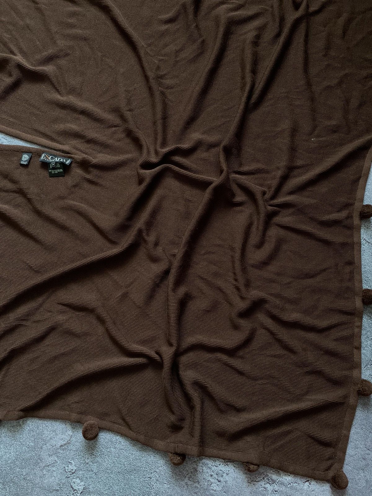 Escada × Escada Sport Escada by Margaretha ley 34 brown cape poncho sweater jacket Size XXS / US 00 / IT 34 - 10 Thumbnail