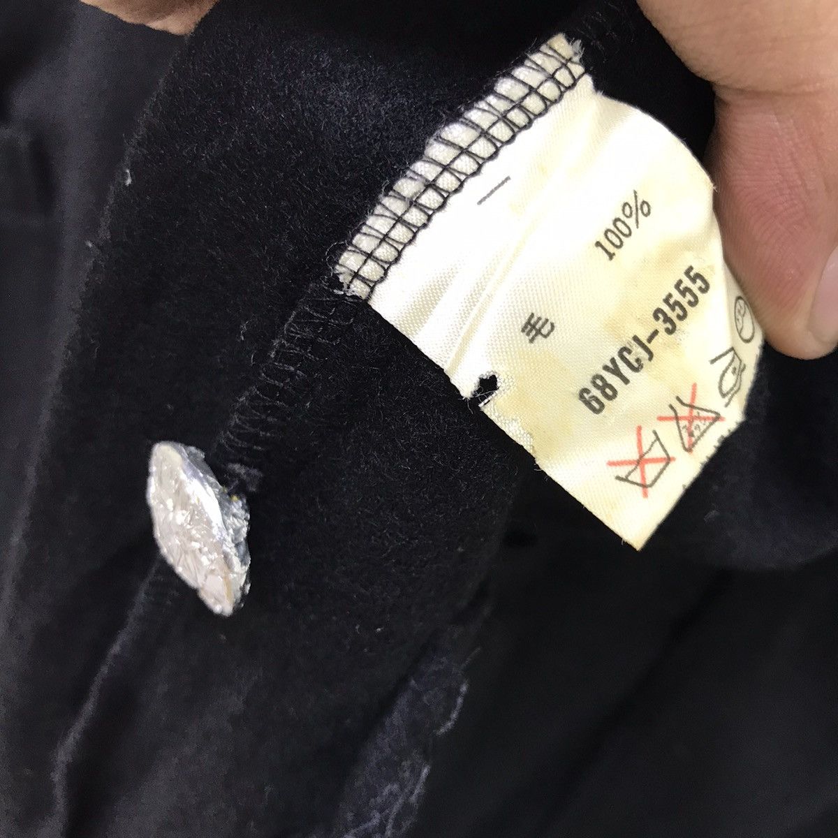 Kansai Yamamoto Early 90s Kansai Eye Wool Cardigan Jacket Size M / US 6-8 / IT 42-44 - 9 Thumbnail