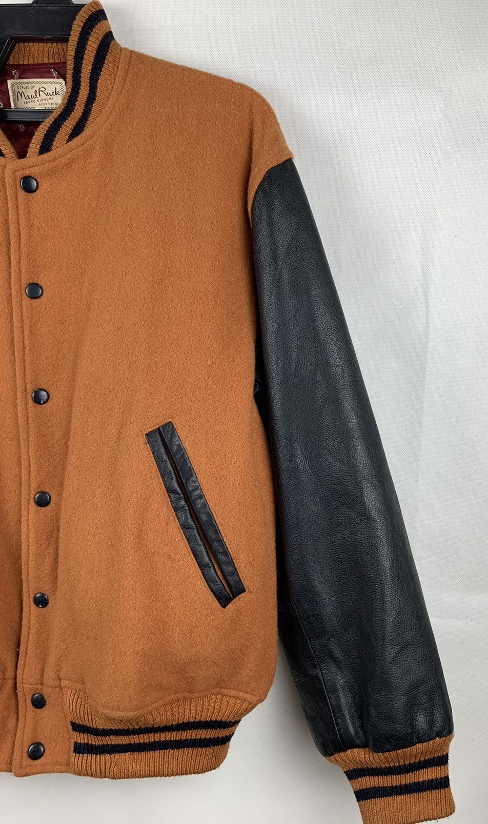 Takeo Kikuchi Maul Ruck x Takeo Kikuchi And His Studio Wool Varsity Jacket Size US XL / EU 56 / 4 - 9 Thumbnail