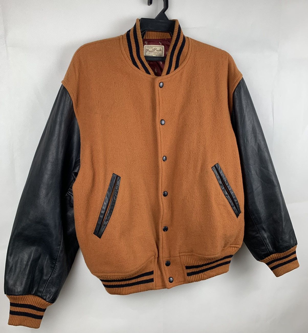 Takeo Kikuchi Maul Ruck x Takeo Kikuchi And His Studio Wool Varsity Jacket Size US XL / EU 56 / 4 - 4 Thumbnail