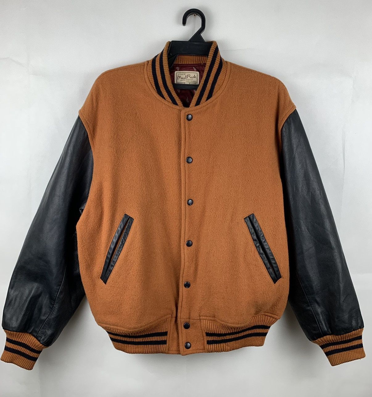 Takeo Kikuchi Maul Ruck x Takeo Kikuchi And His Studio Wool Varsity Jacket Size US XL / EU 56 / 4 - 3 Thumbnail