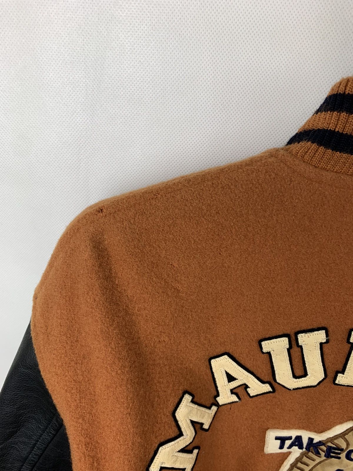 Takeo Kikuchi Maul Ruck x Takeo Kikuchi And His Studio Wool Varsity Jacket Size US XL / EU 56 / 4 - 21 Thumbnail