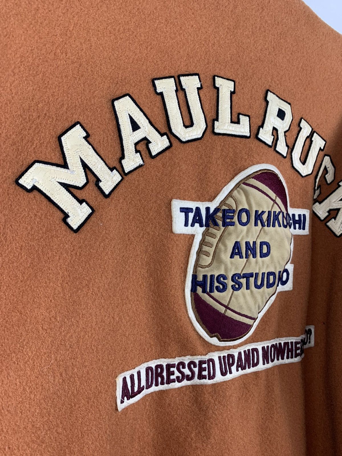 Takeo Kikuchi Maul Ruck x Takeo Kikuchi And His Studio Wool Varsity Jacket Size US XL / EU 56 / 4 - 15 Thumbnail