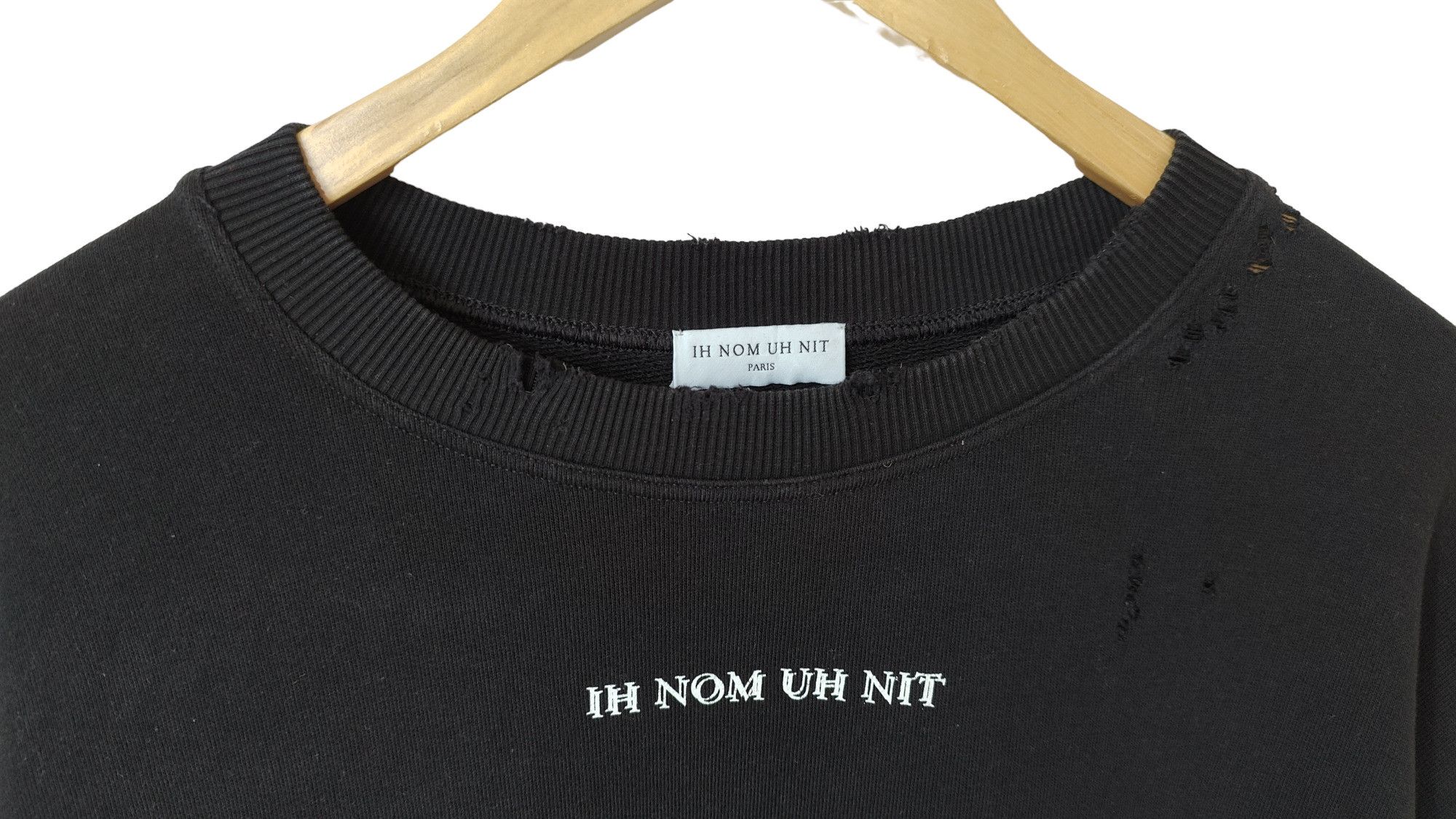 Ih Nom Uh Nit Ih Nom Uh Nit Midnight Special Distressed Sweatshirt Size US L / EU 52-54 / 3 - 2 Thumbnail