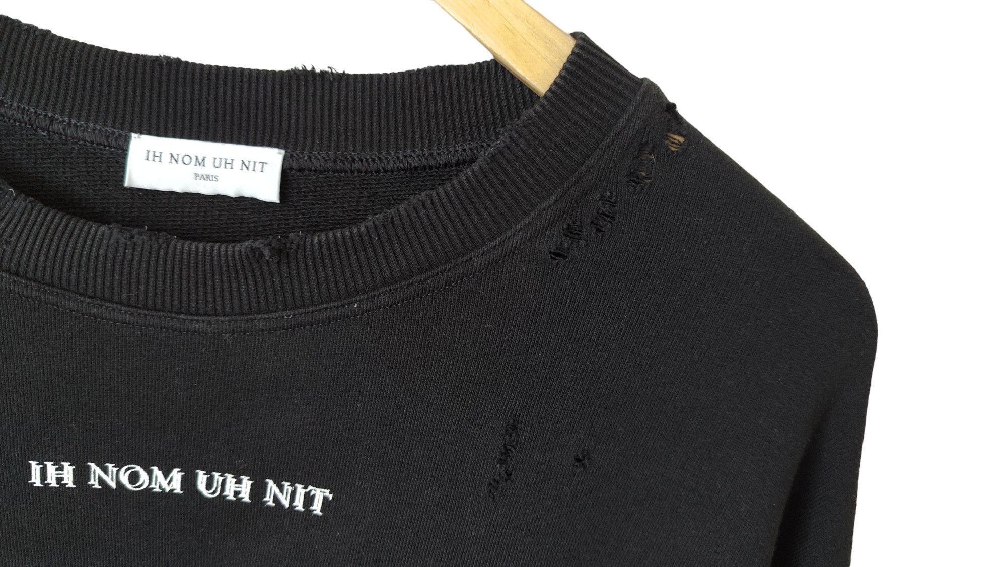 Ih Nom Uh Nit Ih Nom Uh Nit Midnight Special Distressed Sweatshirt Size US L / EU 52-54 / 3 - 5 Thumbnail