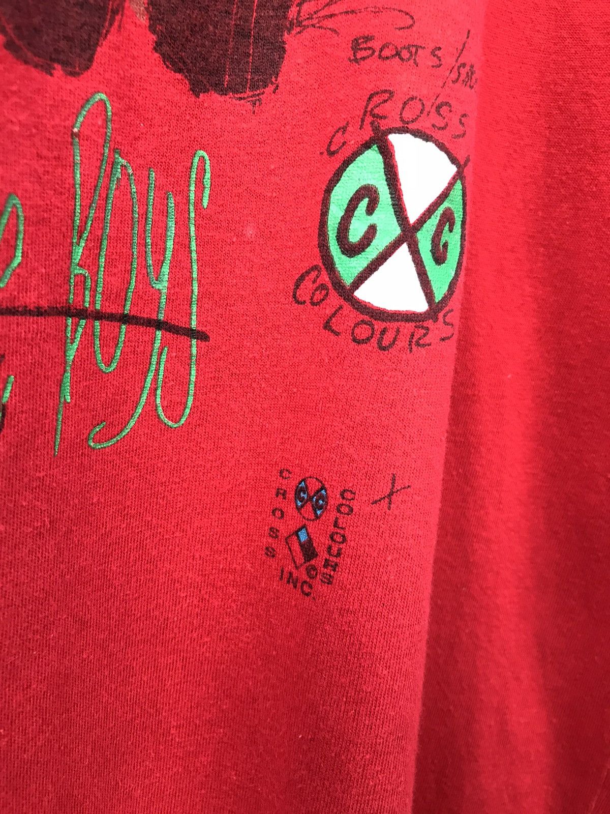 Cross Colours × Vintage RARE! Vintage Cross Colours Longsleeve Tshirt!! Size US L / EU 52-54 / 3 - 4 Thumbnail