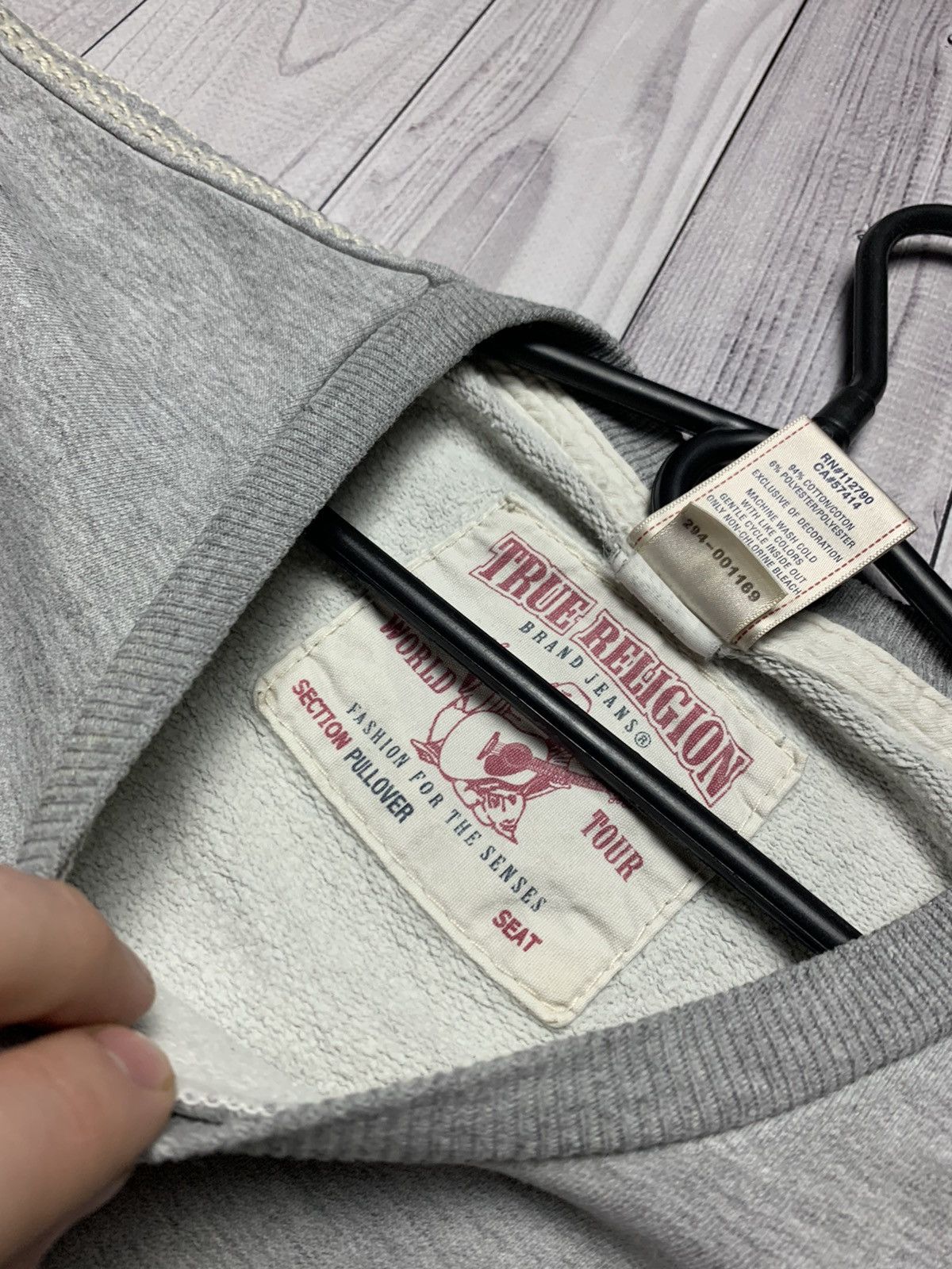 Japanese Brand × True Religion × Vintage Vintage sweatshirt True religion size XL Size US XL / EU 56 / 4 - 4 Thumbnail