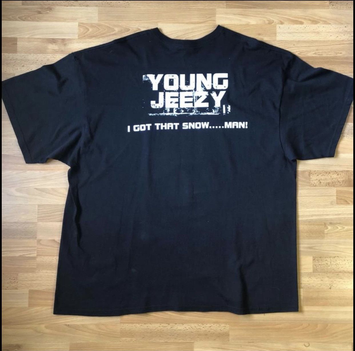 Band Tees × Vintage Vintage Young Jeezy Snowman “I GOT THAT SNOW...MAN!" RAP TEE Size US XXL / EU 58 / 5 - 2 Thumbnail