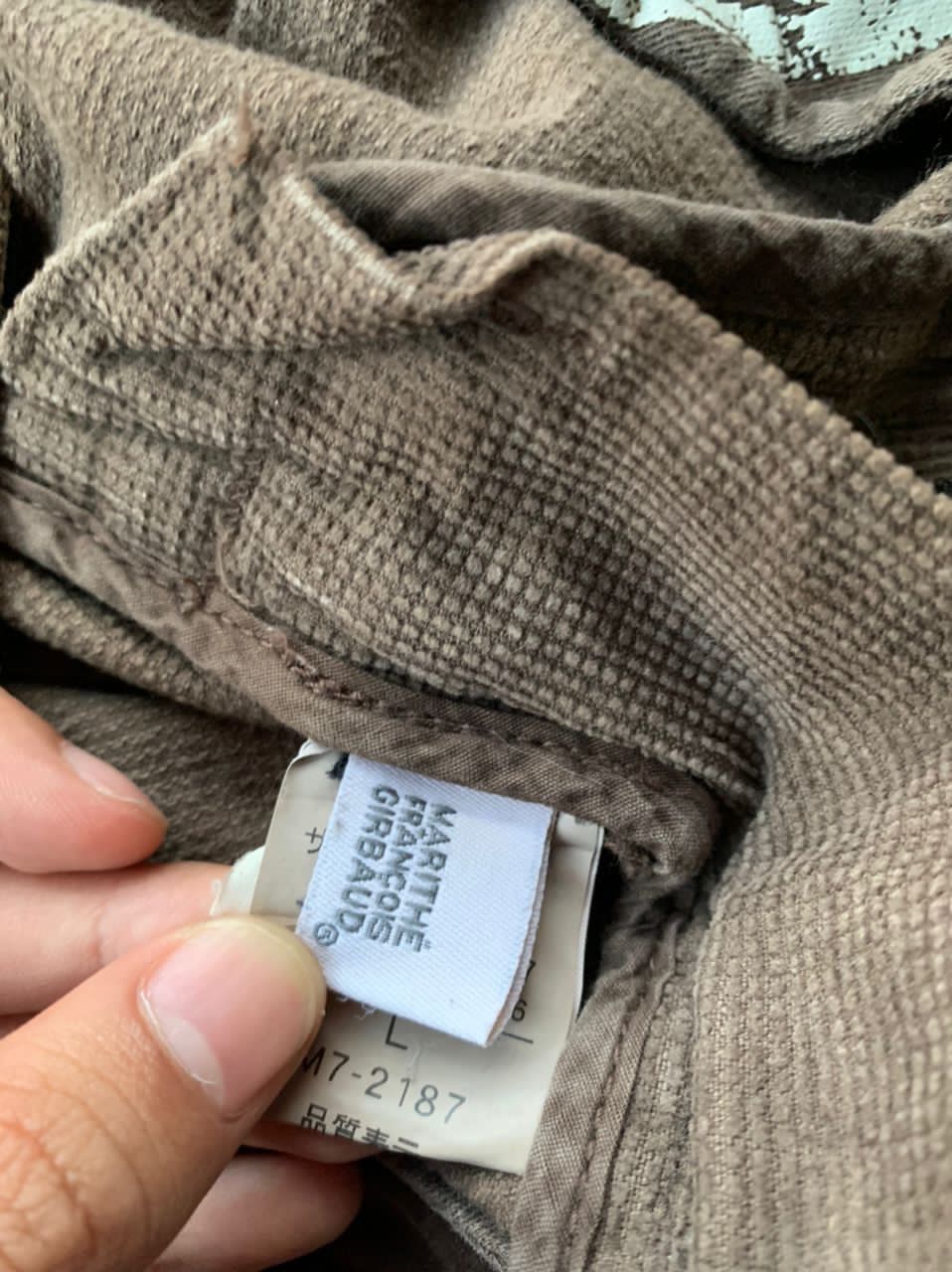 Designer × Marithe + Francois Girbaud Marithe Francois Girbaud Coduroy Trouser Size US 35 - 11 Thumbnail