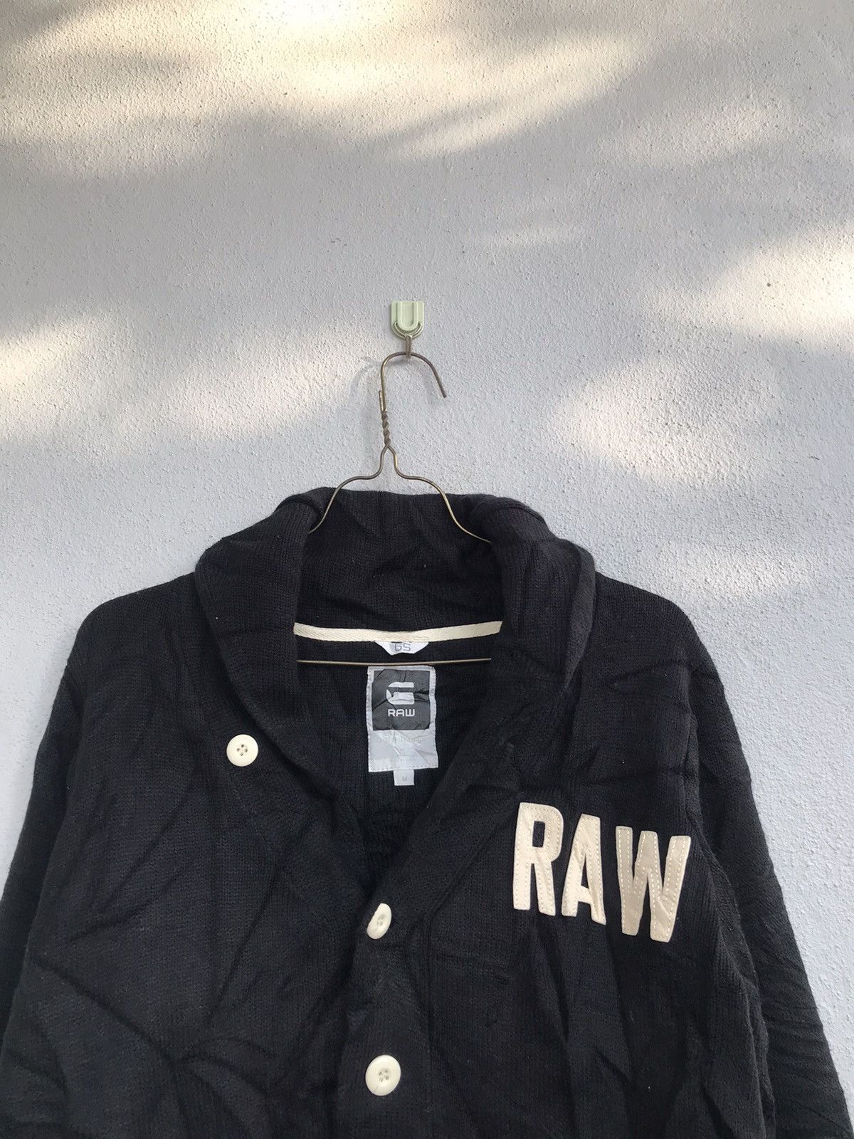 G-Star × Japanese Brand × Vintage ‼️LAST DROP‼️ Rare G Star Raw Knit Cardigan Size US M / EU 48-50 / 2 - 2 Thumbnail
