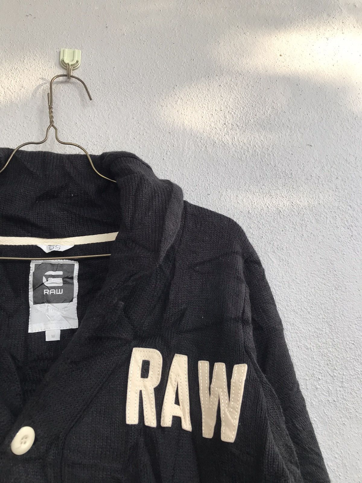 G-Star × Japanese Brand × Vintage ‼️LAST DROP‼️ Rare G Star Raw Knit Cardigan Size US M / EU 48-50 / 2 - 6 Thumbnail