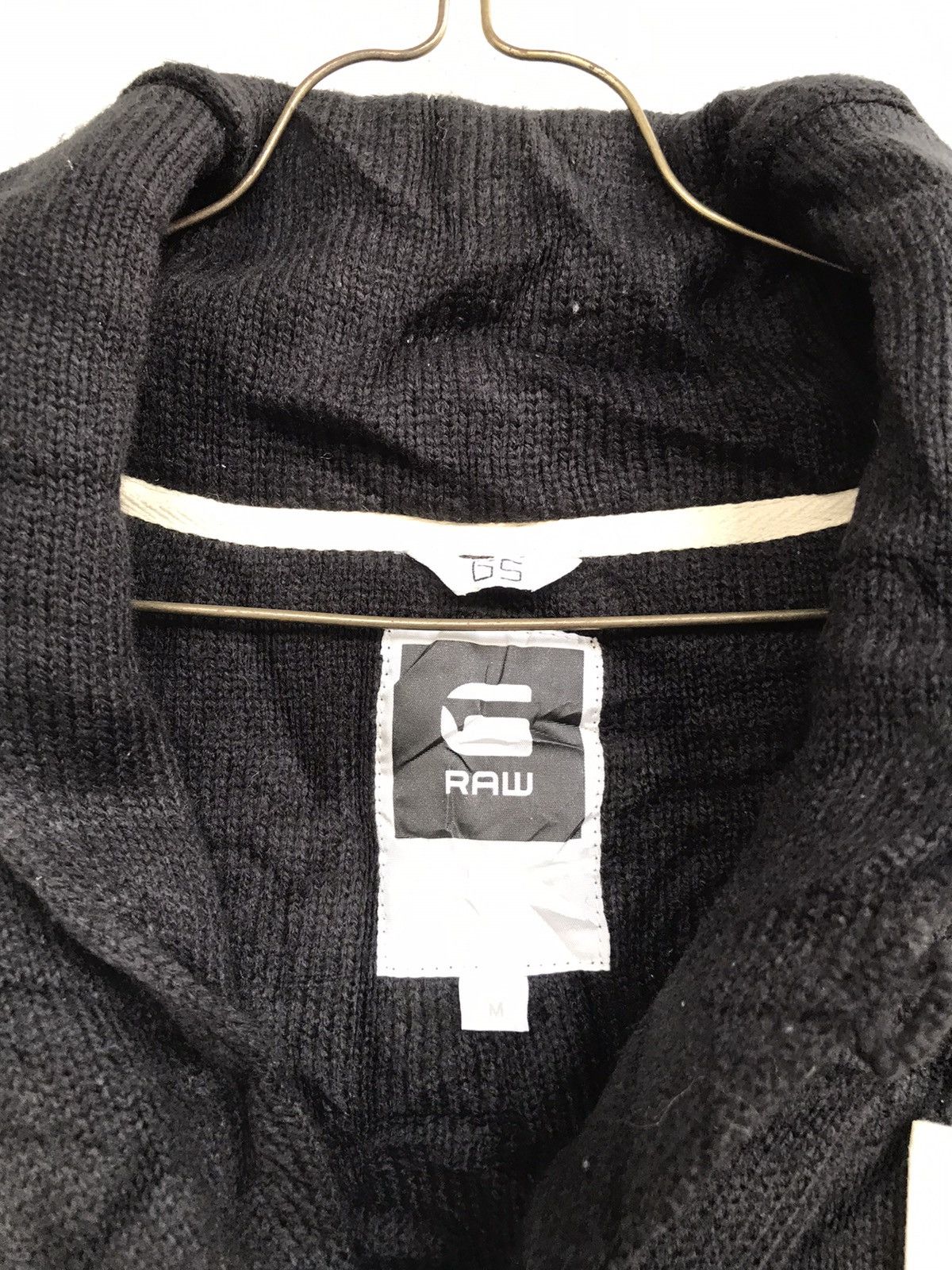 G-Star × Japanese Brand × Vintage ‼️LAST DROP‼️ Rare G Star Raw Knit Cardigan Size US M / EU 48-50 / 2 - 8 Thumbnail