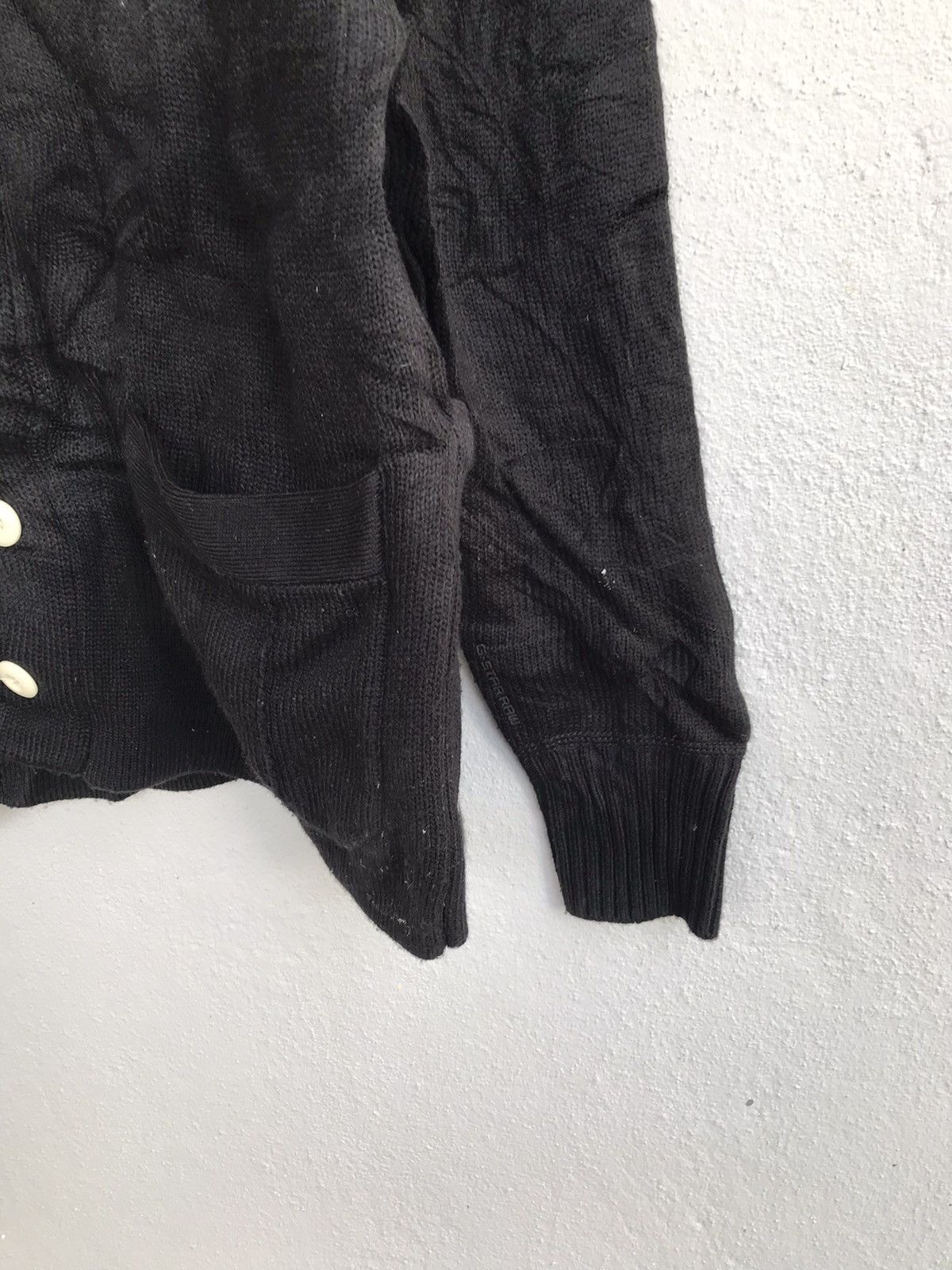 G-Star × Japanese Brand × Vintage ‼️LAST DROP‼️ Rare G Star Raw Knit Cardigan Size US M / EU 48-50 / 2 - 5 Thumbnail