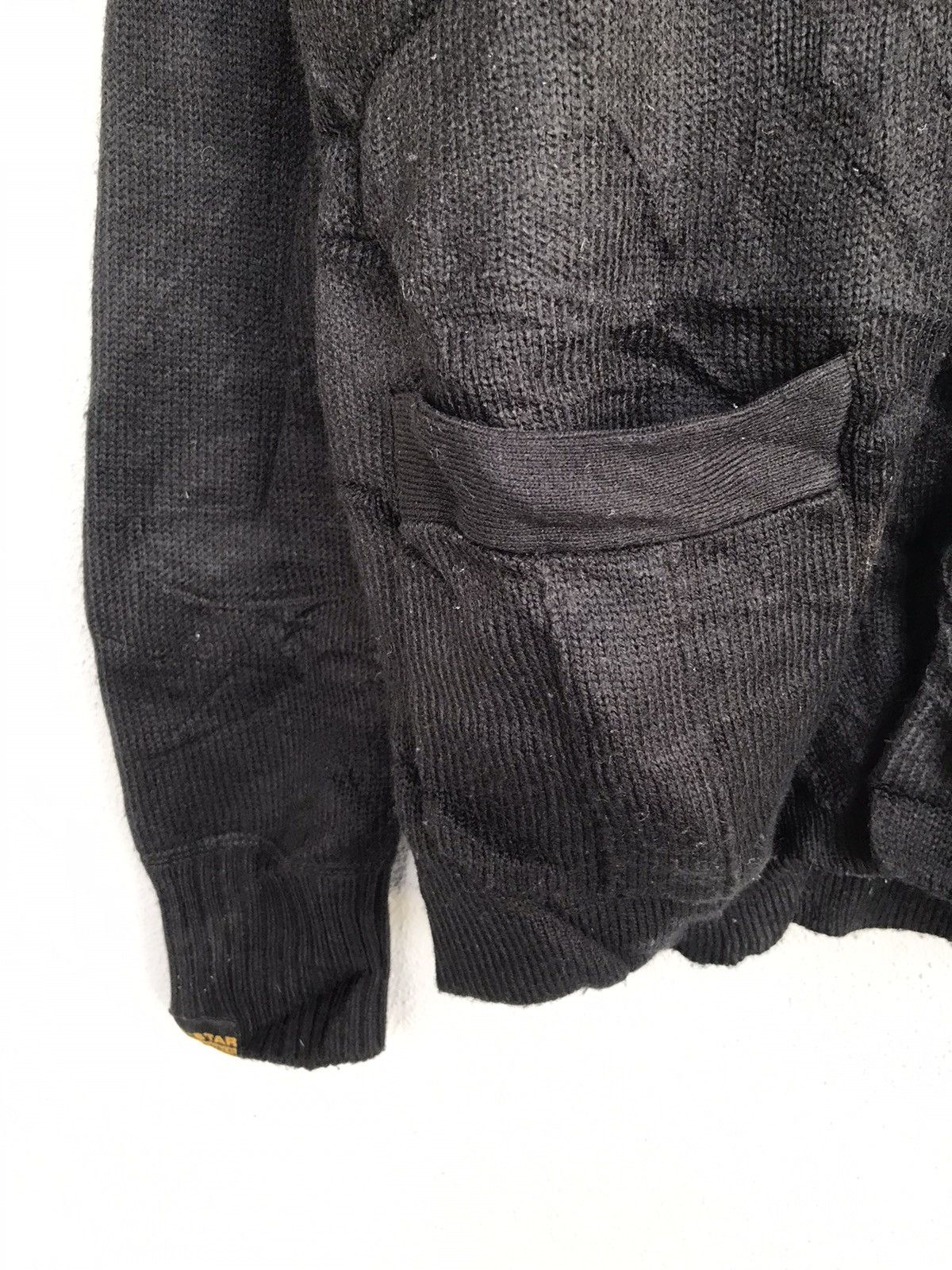 G-Star × Japanese Brand × Vintage ‼️LAST DROP‼️ Rare G Star Raw Knit Cardigan Size US M / EU 48-50 / 2 - 3 Thumbnail