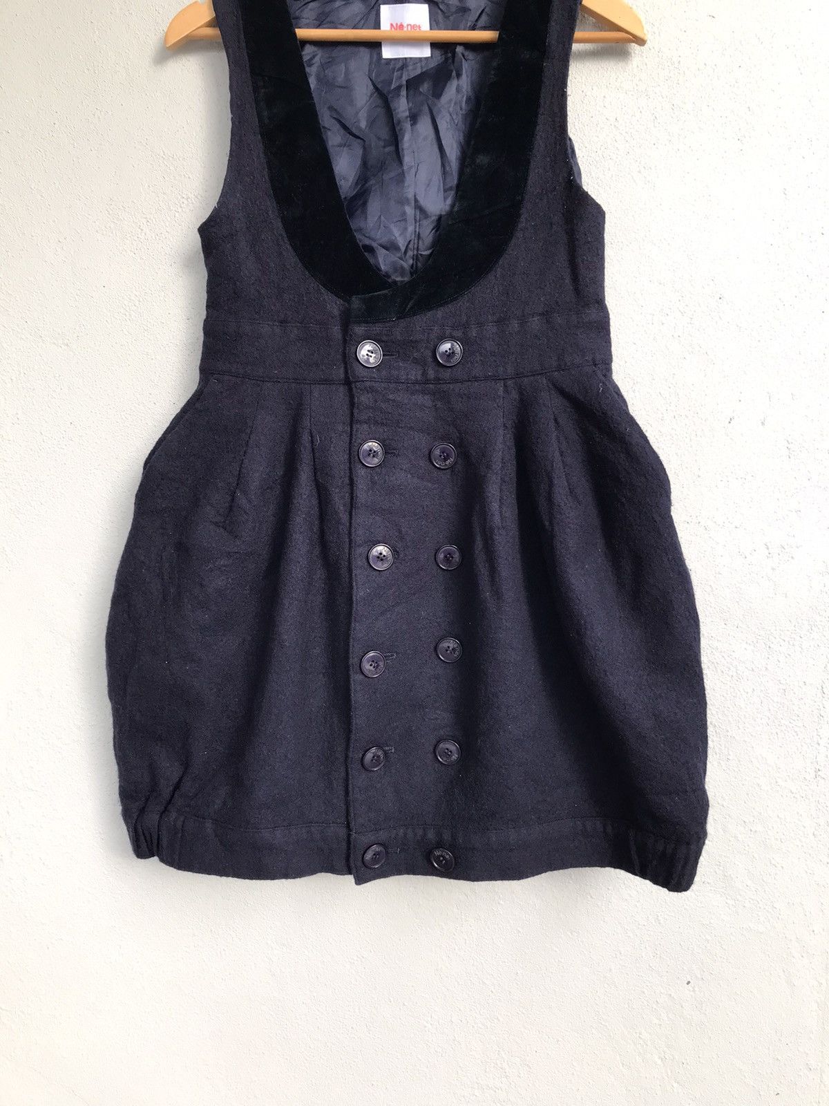 Issey Miyake × Japanese Brand × Vintage Issey Miyake Ne-net Wool Top Size XS / US 0-2 / IT 36-38 - 3 Thumbnail