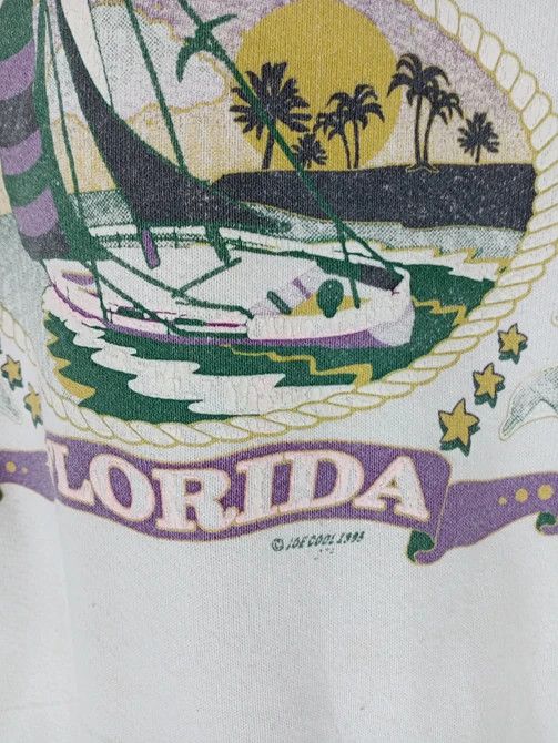 Daytona × Vintage Rare Vintage 80s Daytona Beach Florida Sweatshirt Size US S / EU 44-46 / 1 - 5 Thumbnail