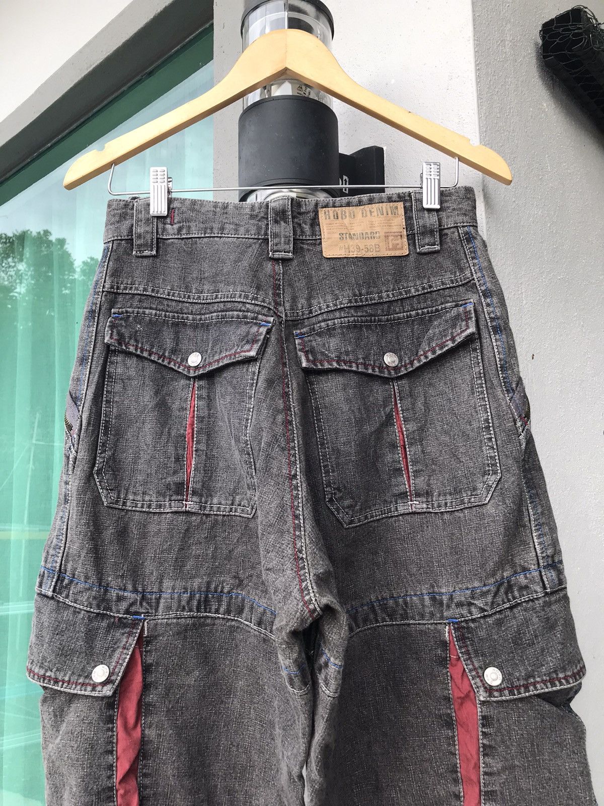 Vintage Japanese Brand Hobo Denim Baggy Cargo Size US 29 - 12 Thumbnail