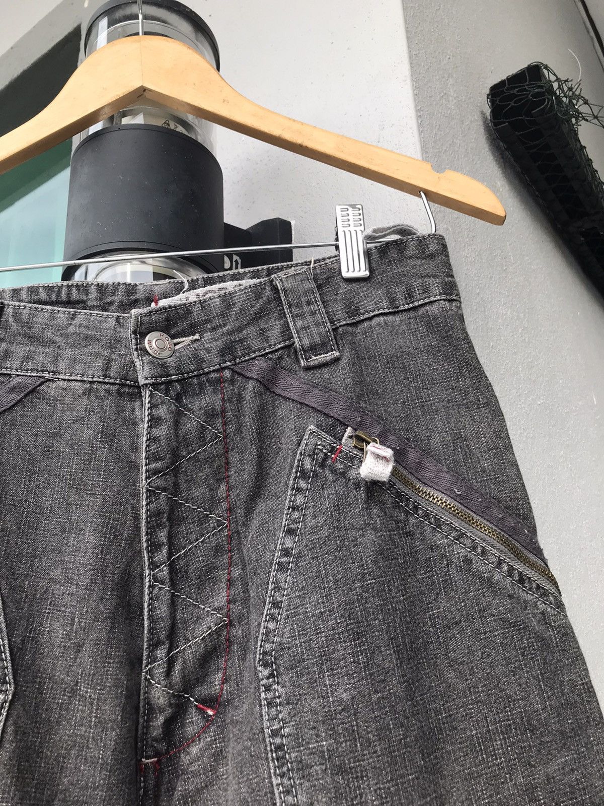 Vintage Japanese Brand Hobo Denim Baggy Cargo Size US 29 - 3 Thumbnail