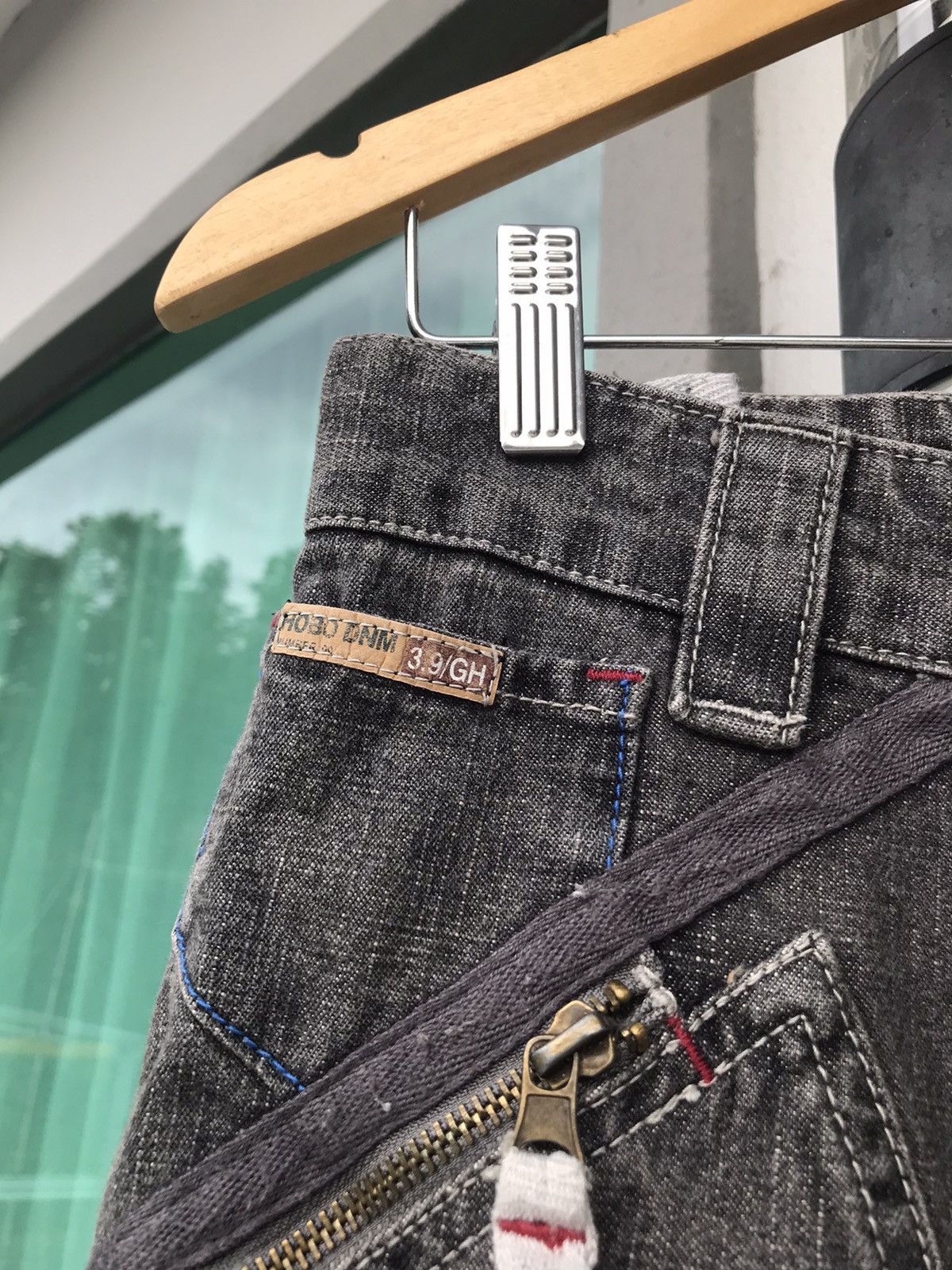 Vintage Japanese Brand Hobo Denim Baggy Cargo Size US 29 - 13 Thumbnail