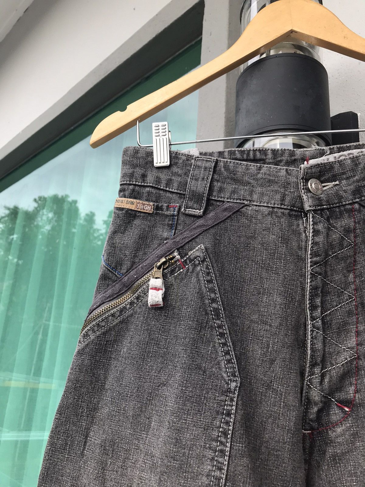 Vintage Japanese Brand Hobo Denim Baggy Cargo Size US 29 - 4 Thumbnail