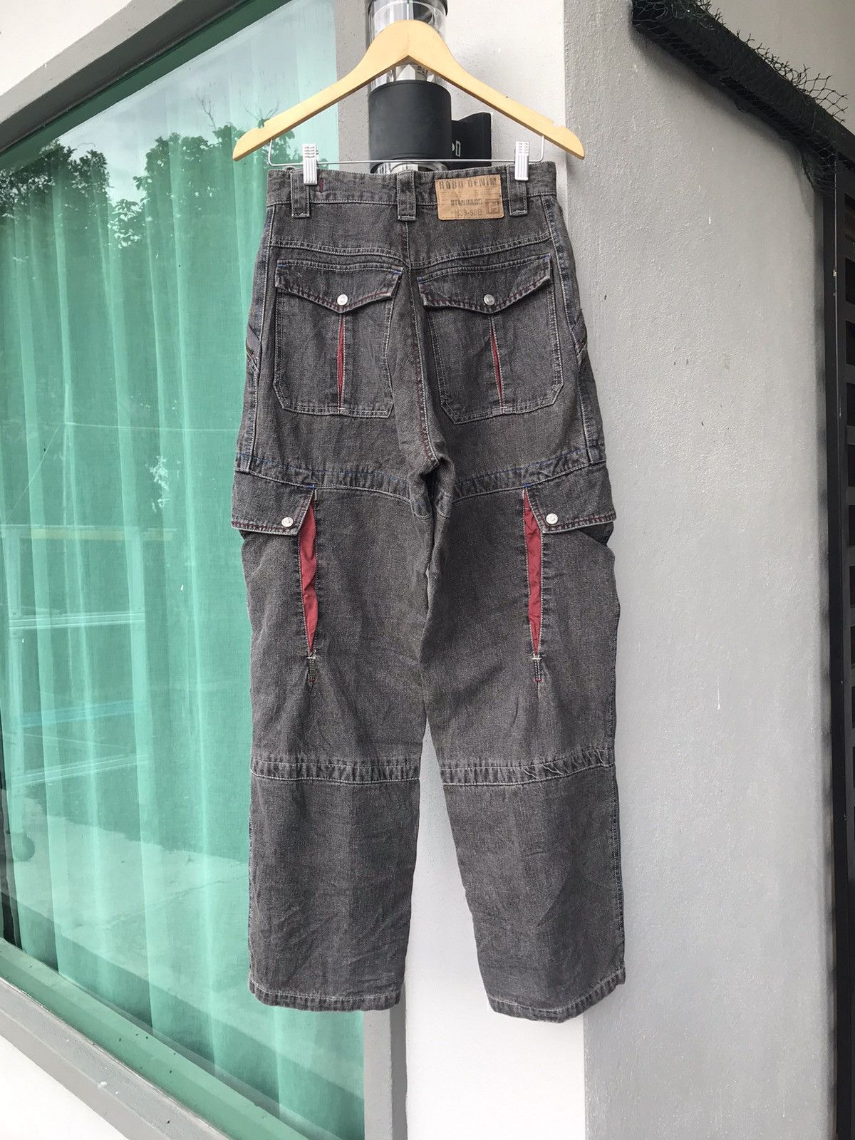 Vintage Japanese Brand Hobo Denim Baggy Cargo Size US 29 - 11 Thumbnail