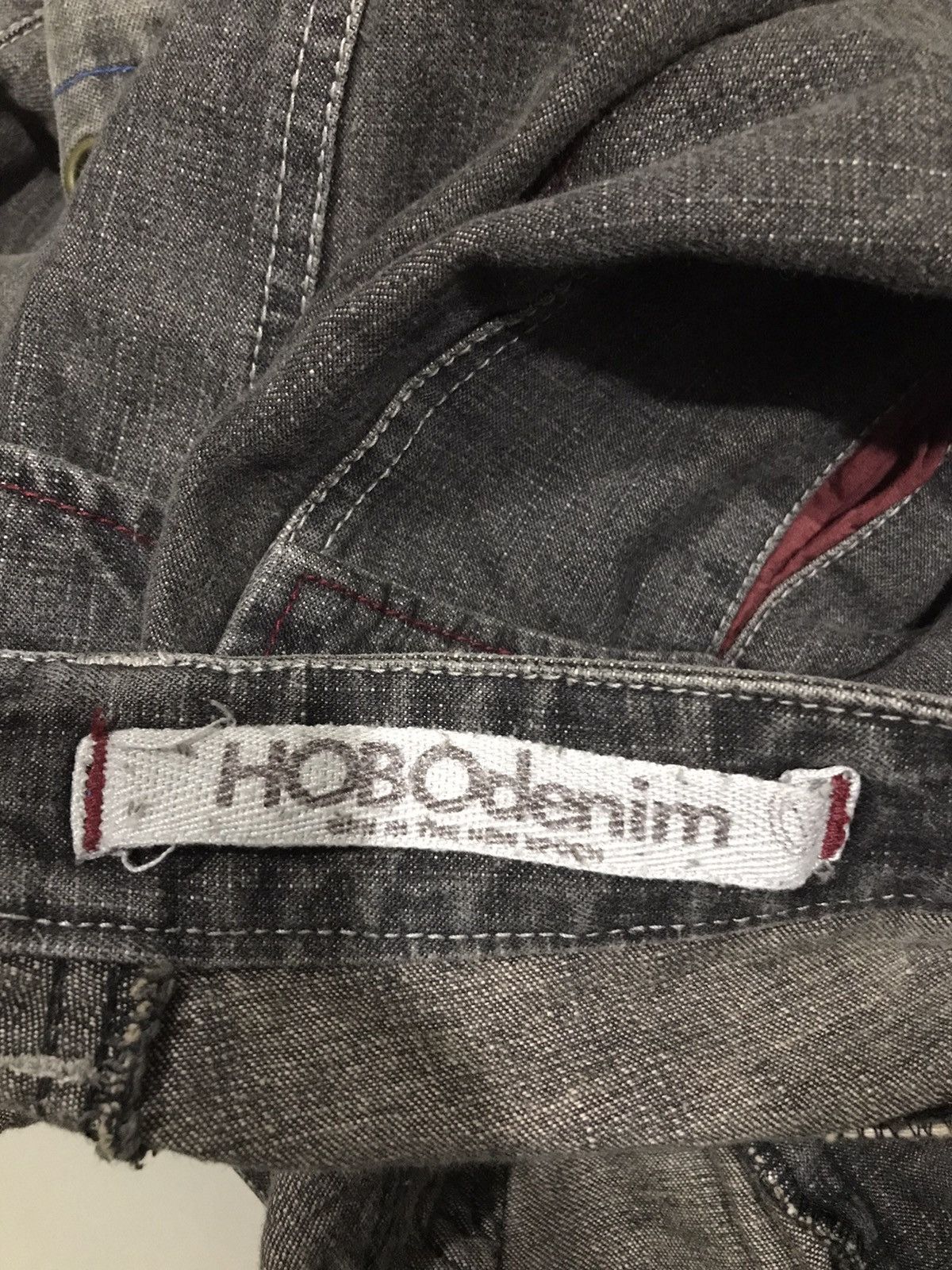 Vintage Japanese Brand Hobo Denim Baggy Cargo Size US 29 - 19 Thumbnail