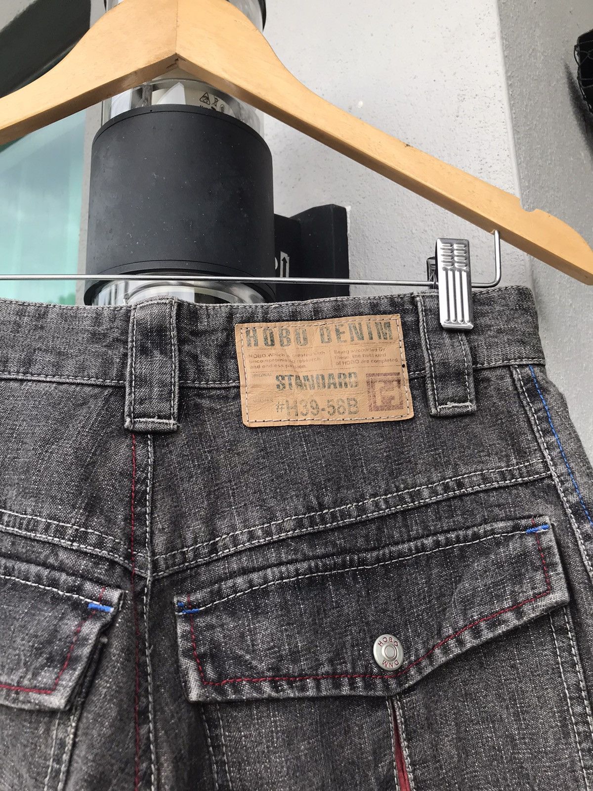 Vintage Japanese Brand Hobo Denim Baggy Cargo Size US 29 - 14 Thumbnail