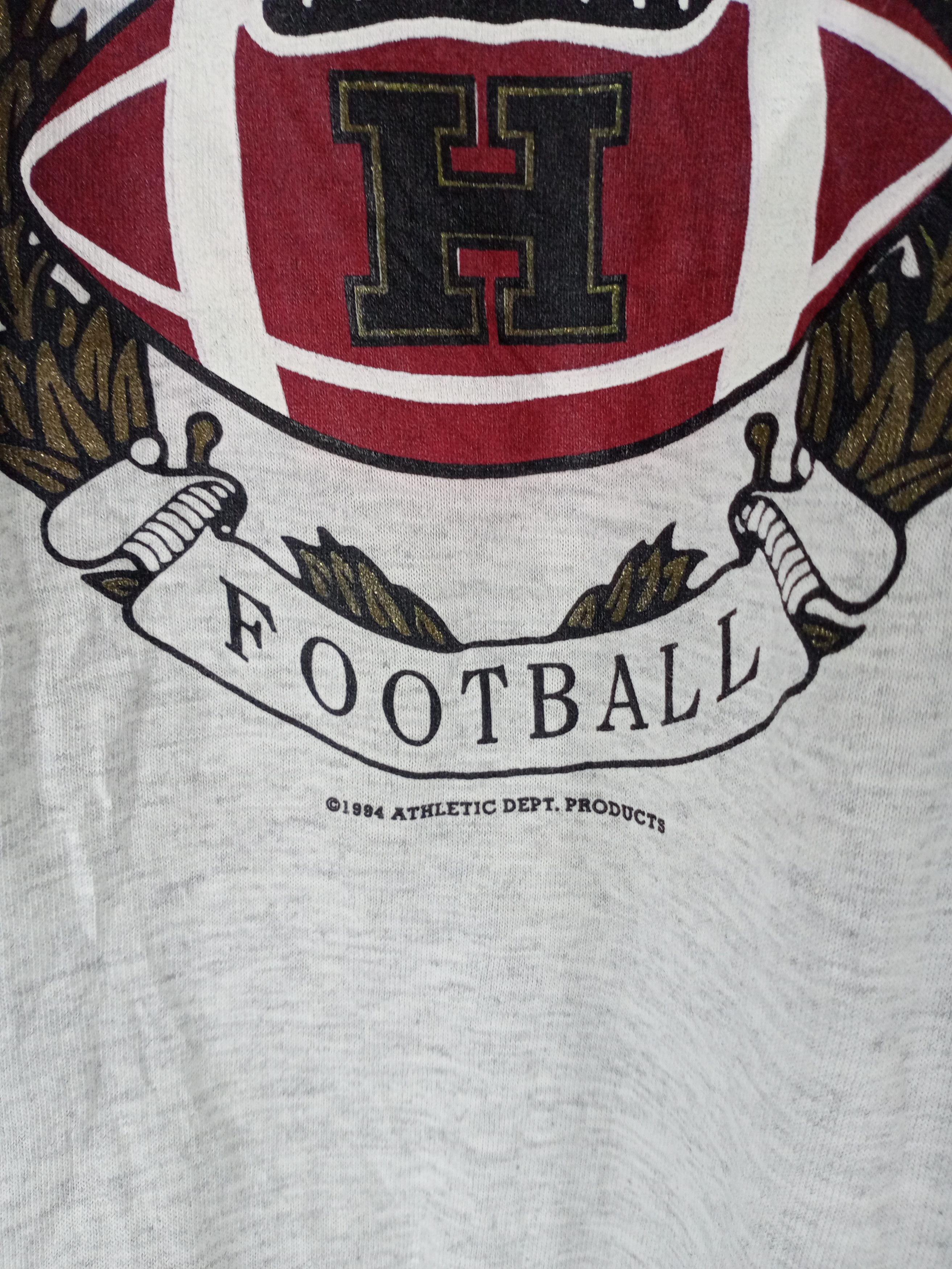 Other Rare Vintage 90s Harvard University Football Team Tshirt Size US XL / EU 56 / 4 - 3 Thumbnail