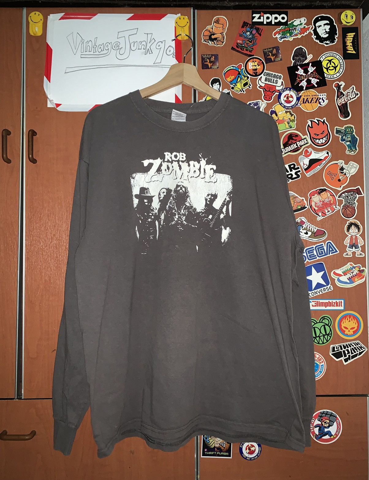 Vintage Vintage Rob Zombie Tour 2012 Long Sleeve T-shirt Size US XL / EU 56 / 4 - 1 Thumbnail