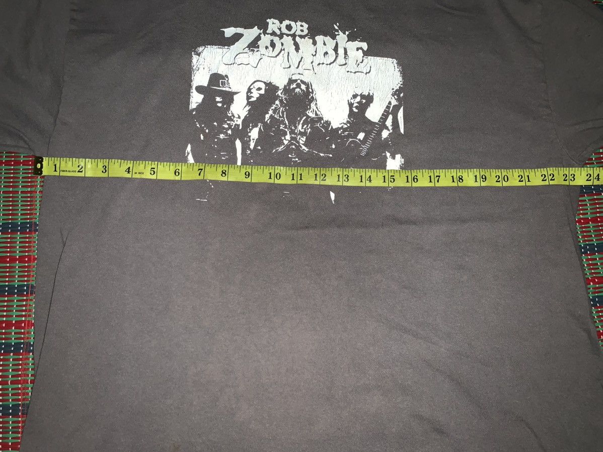Vintage Vintage Rob Zombie Tour 2012 Long Sleeve T-shirt Size US XL / EU 56 / 4 - 4 Thumbnail
