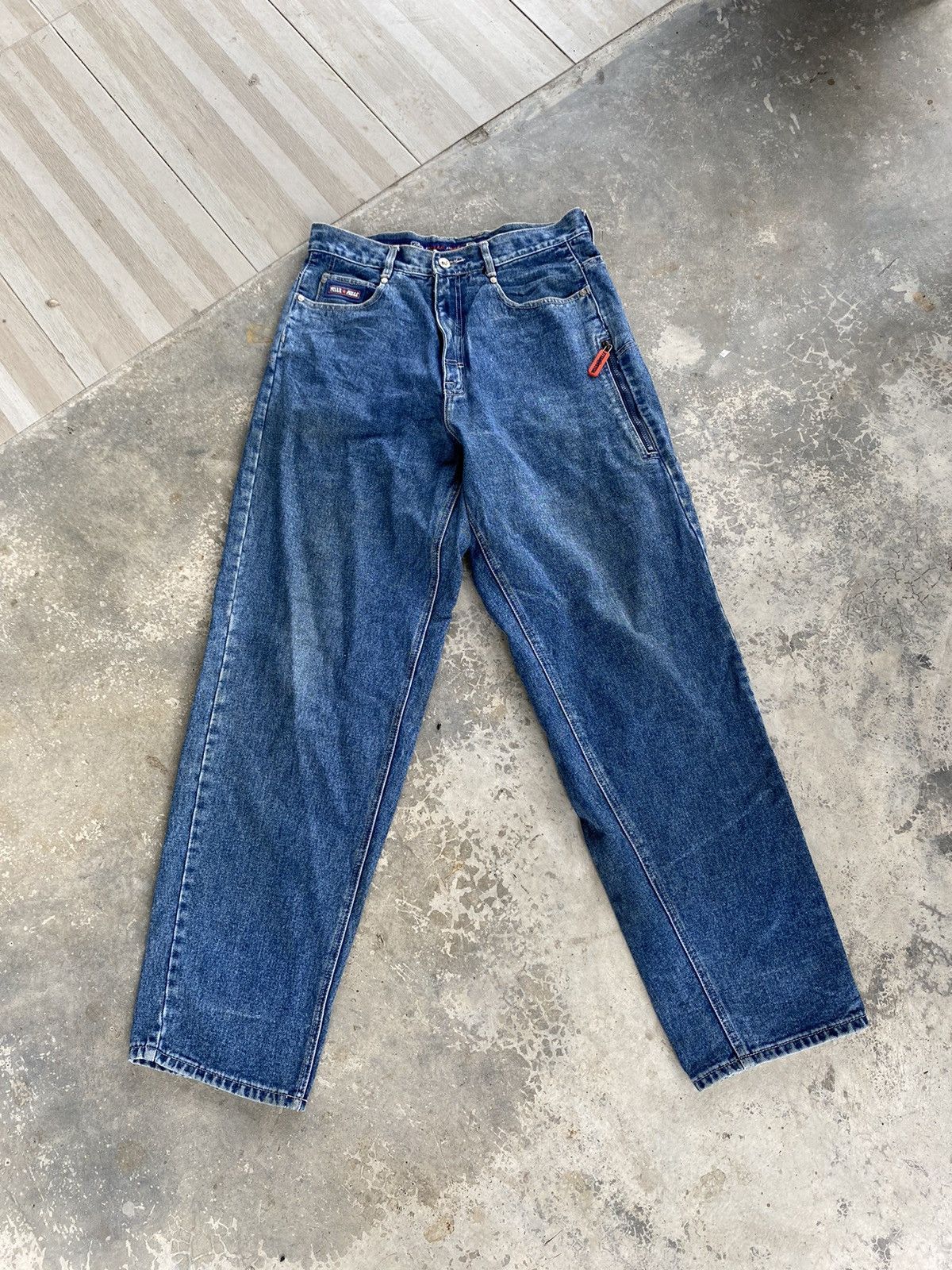 Pelle Pelle × Vintage Pelle Pelle by Marc Buchanan Baggy Jeans Nice design Size US 32 / EU 48 - 1 Thumbnail
