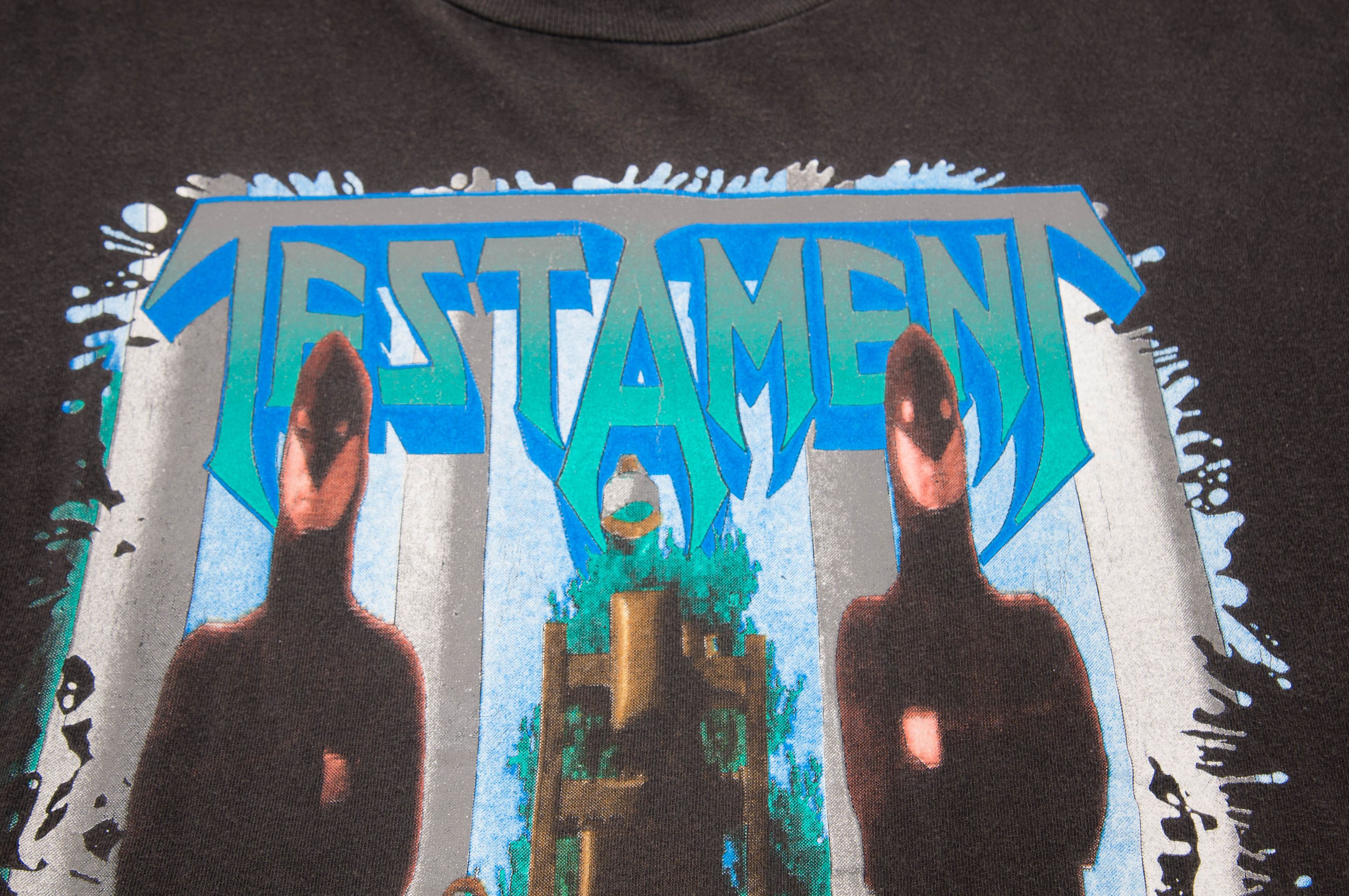 Vintage 1992 Testament Rock Tshirt Size US XL / EU 56 / 4 - 5 Thumbnail