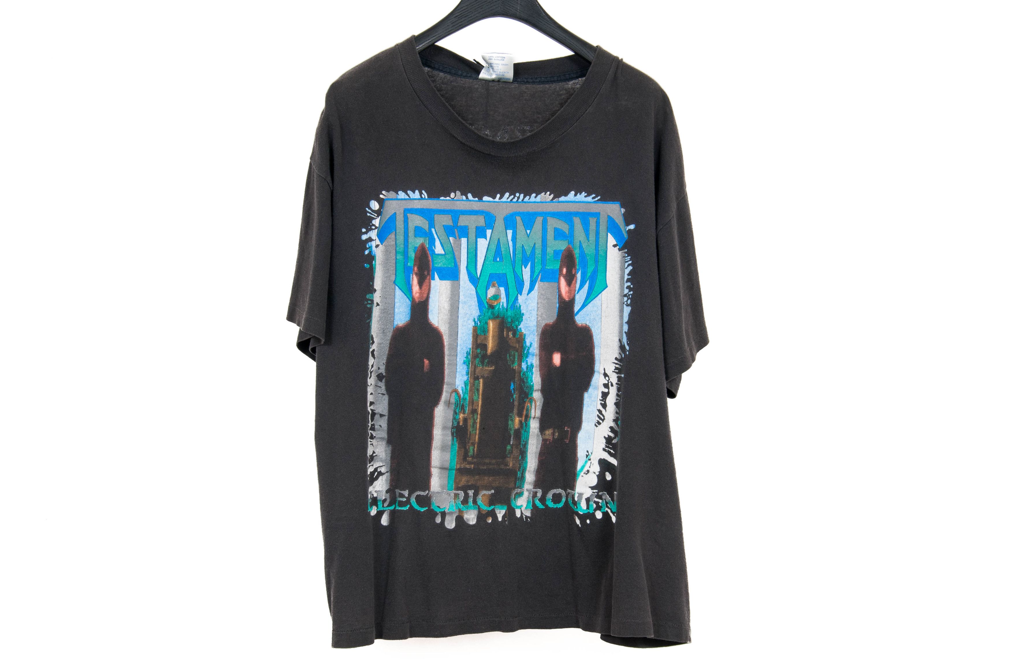 Vintage 1992 Testament Rock Tshirt Size US XL / EU 56 / 4 - 1 Thumbnail