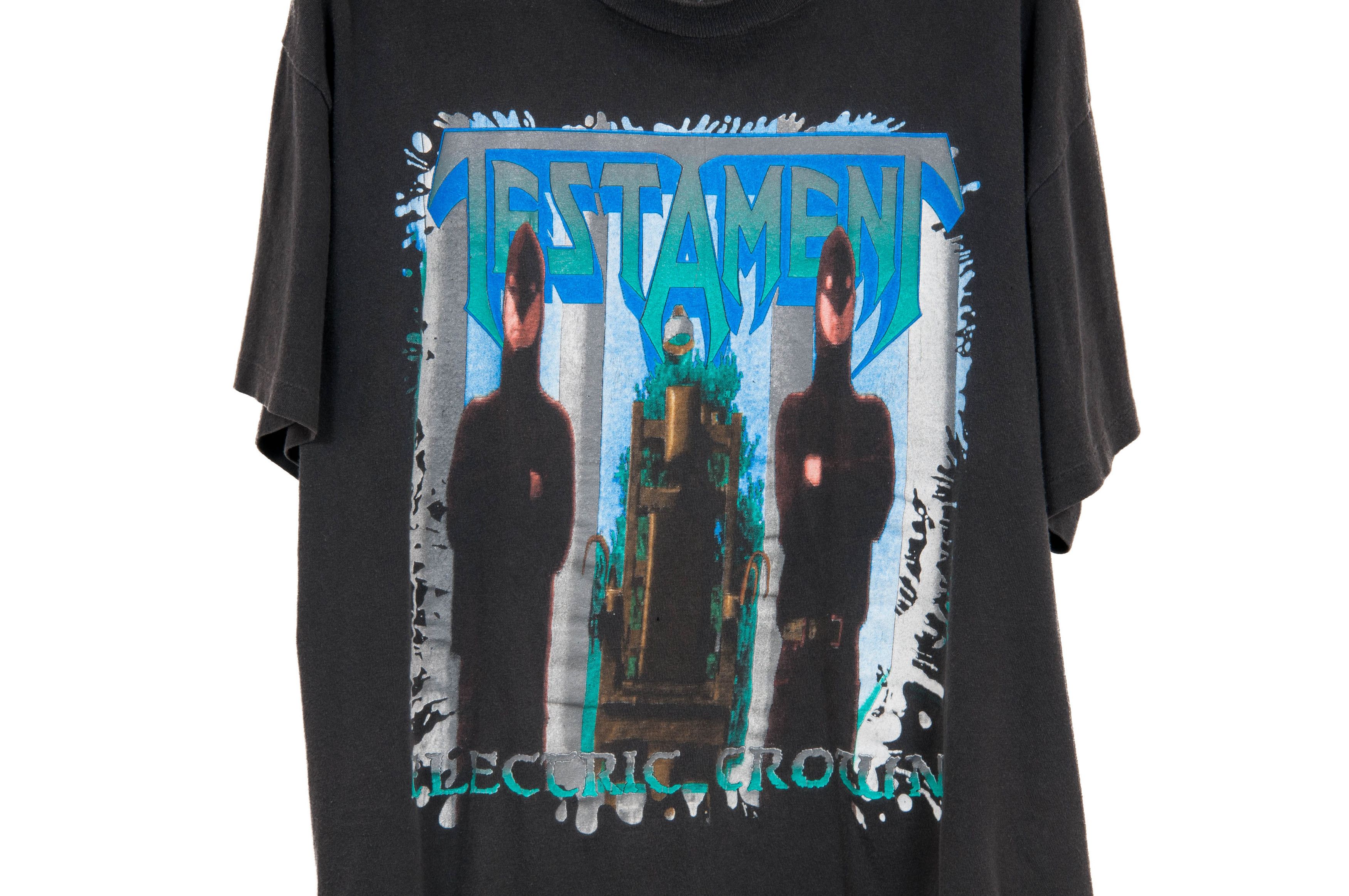 Vintage 1992 Testament Rock Tshirt Size US XL / EU 56 / 4 - 2 Thumbnail